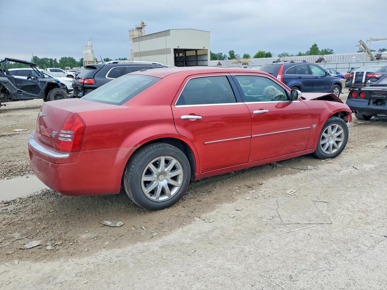 2007 Chrysler 300c Red vin: 2C3KA63H27H898184