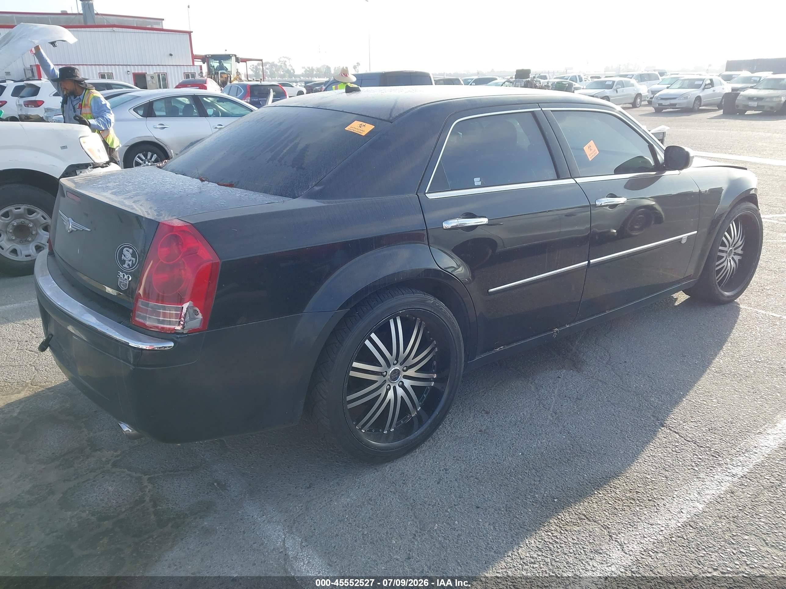 2008 Chrysler 300c Hemi Черный vin: 2C3KA63H28H193628