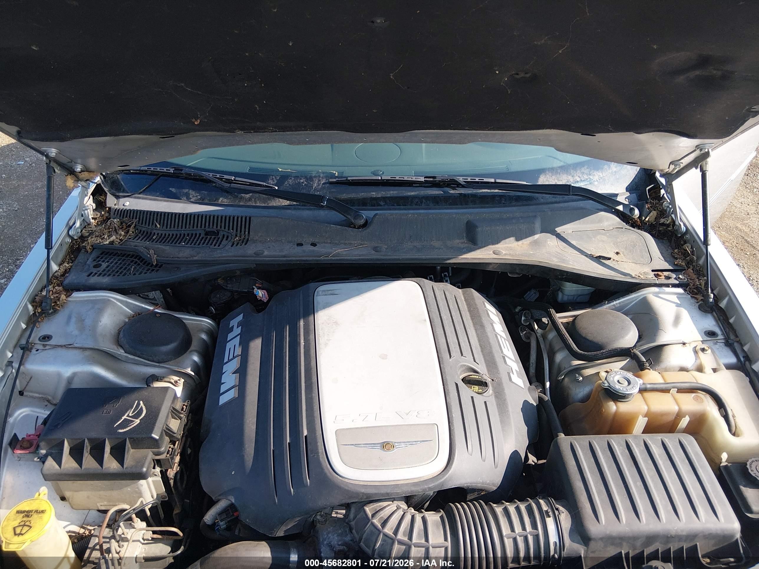 2007 Chrysler 300c   Silver vin: 2C3KA63H37H633760