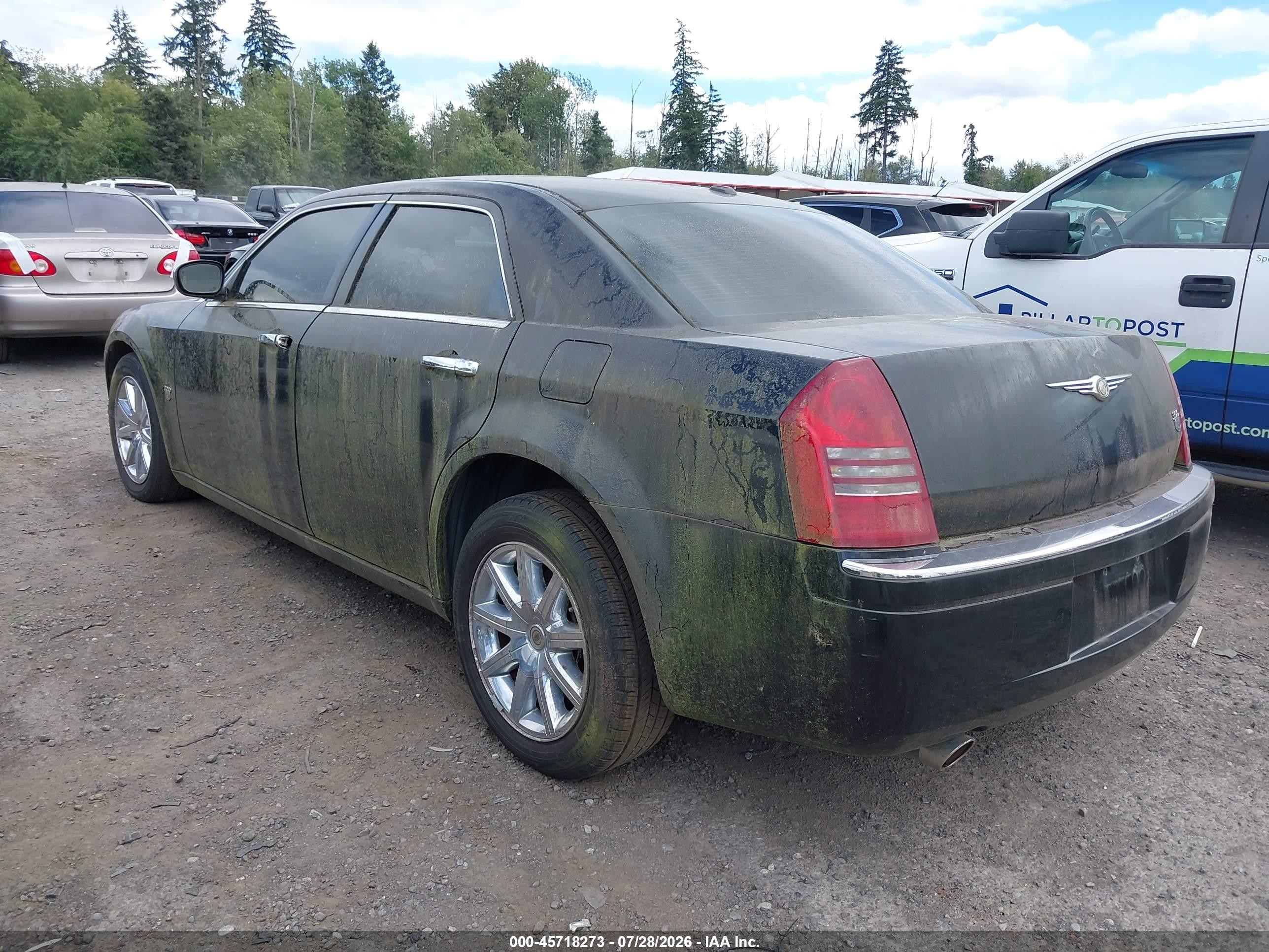2007 Chrysler 300c   Черный vin: 2C3KA63H37H748536