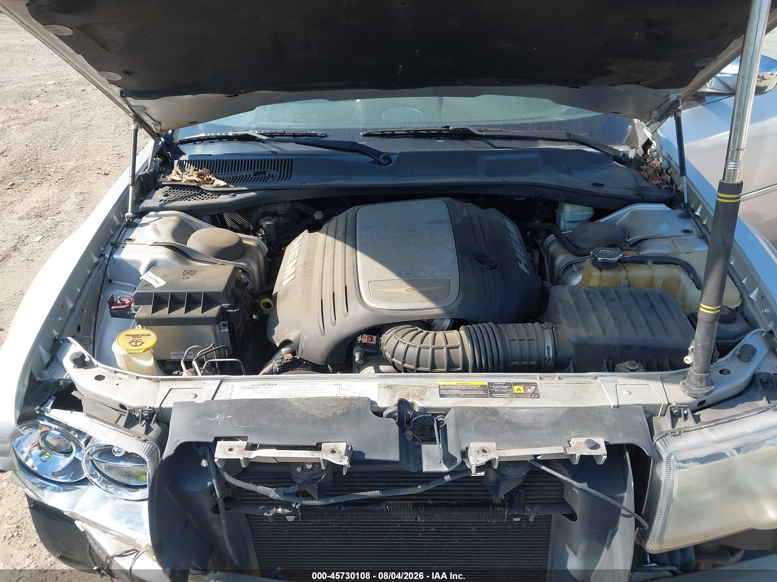2006 Chrysler 300c   Silver vin: 2C3KA63H46H253941