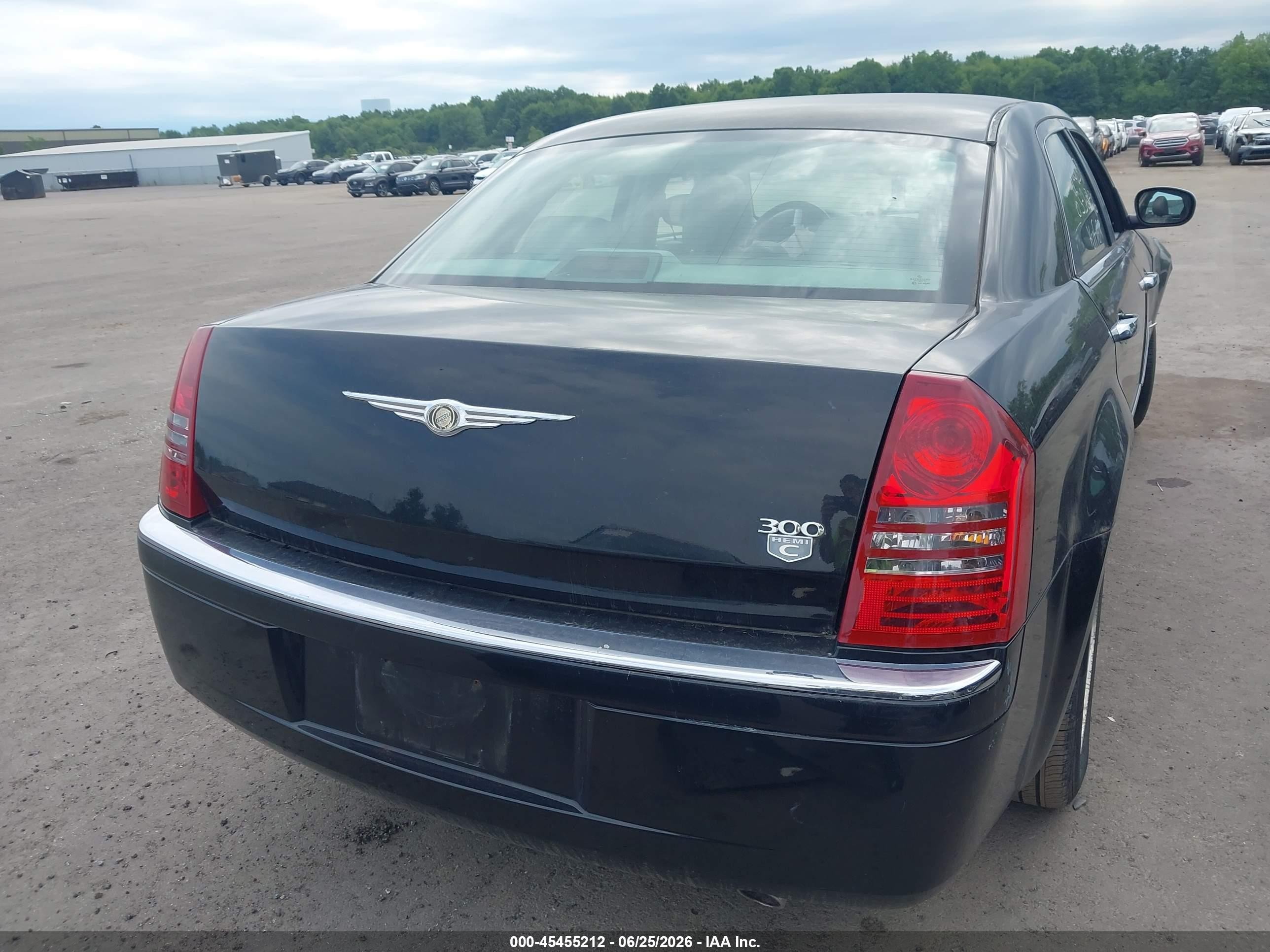 2006 Chrysler 300c   Black vin: 2C3KA63H76H245879