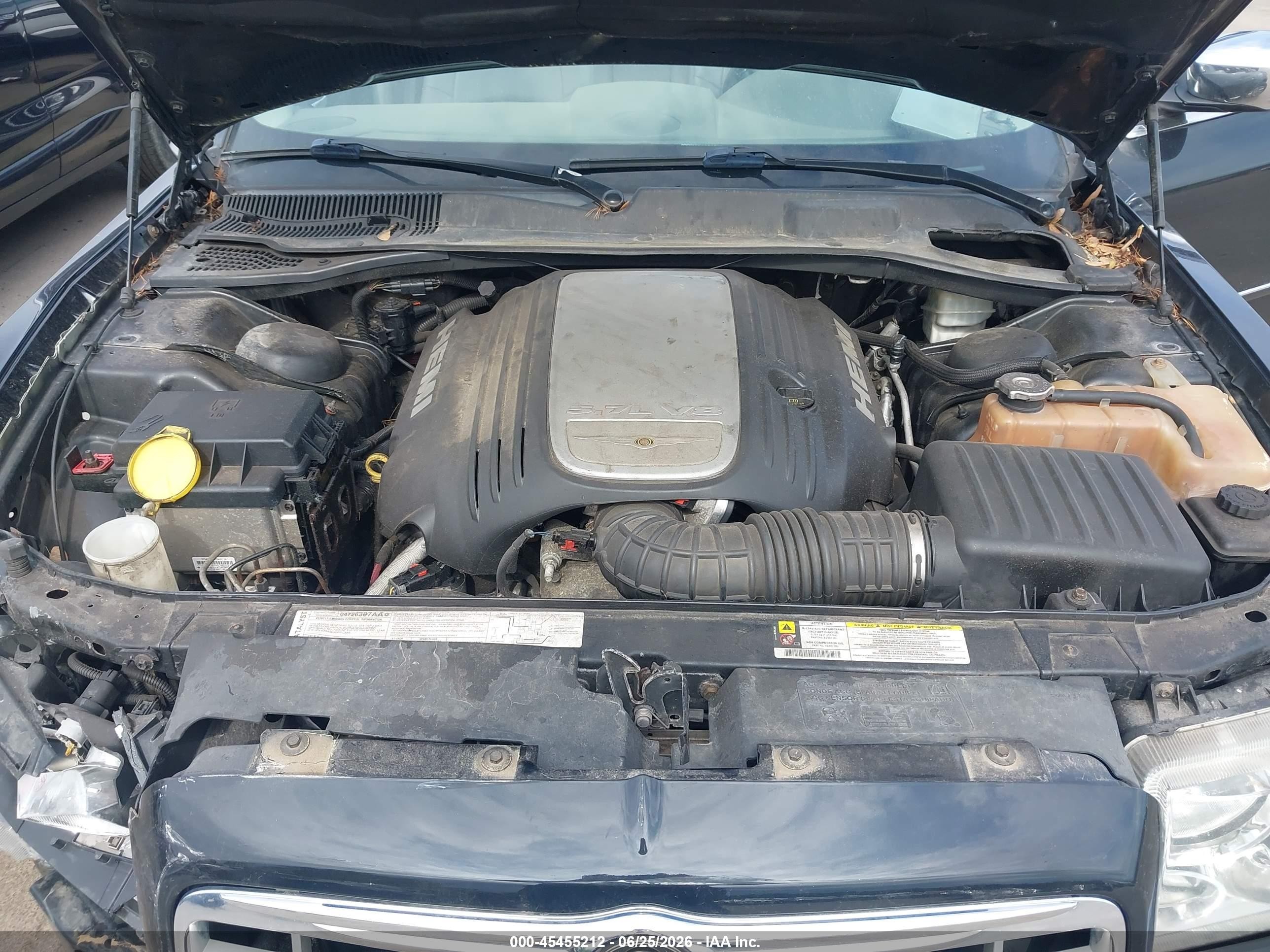 2006 Chrysler 300c   Black vin: 2C3KA63H76H245879