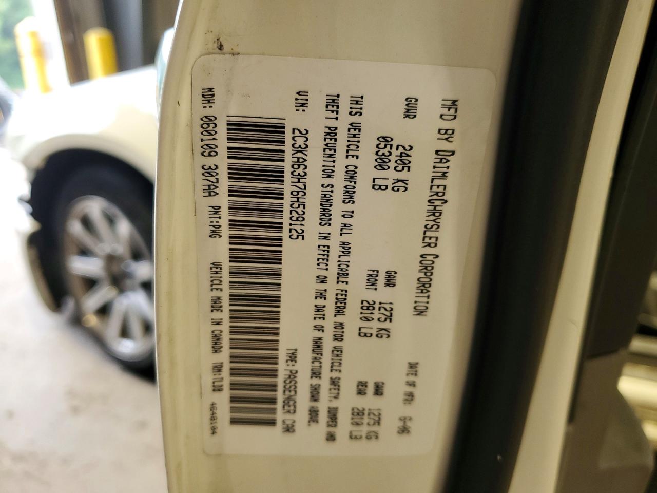 2006 Chrysler 300c Cream vin: 2C3KA63H76H529125