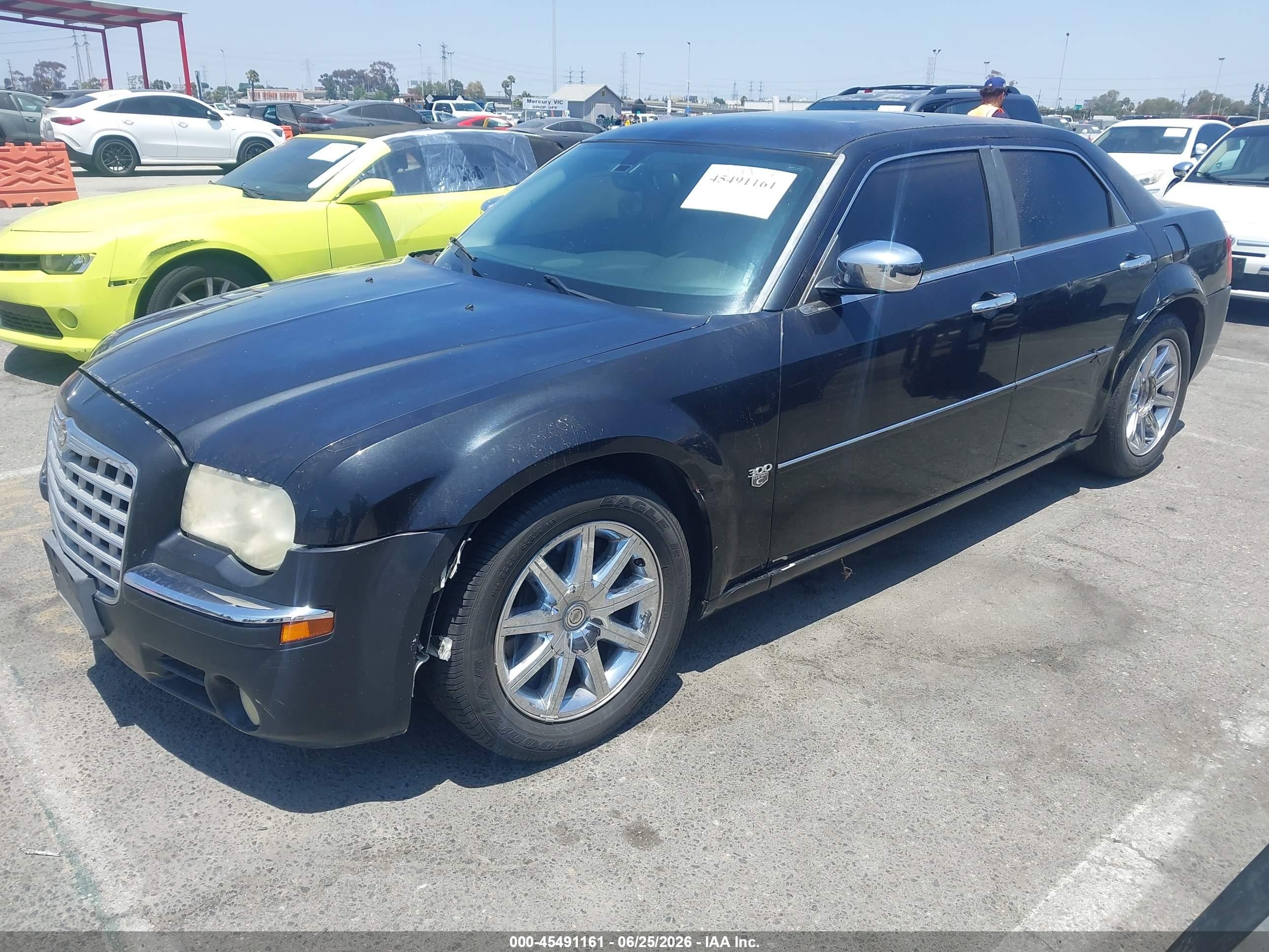 2007 Chrysler 300c   Black vin: 2C3KA63H77H821245