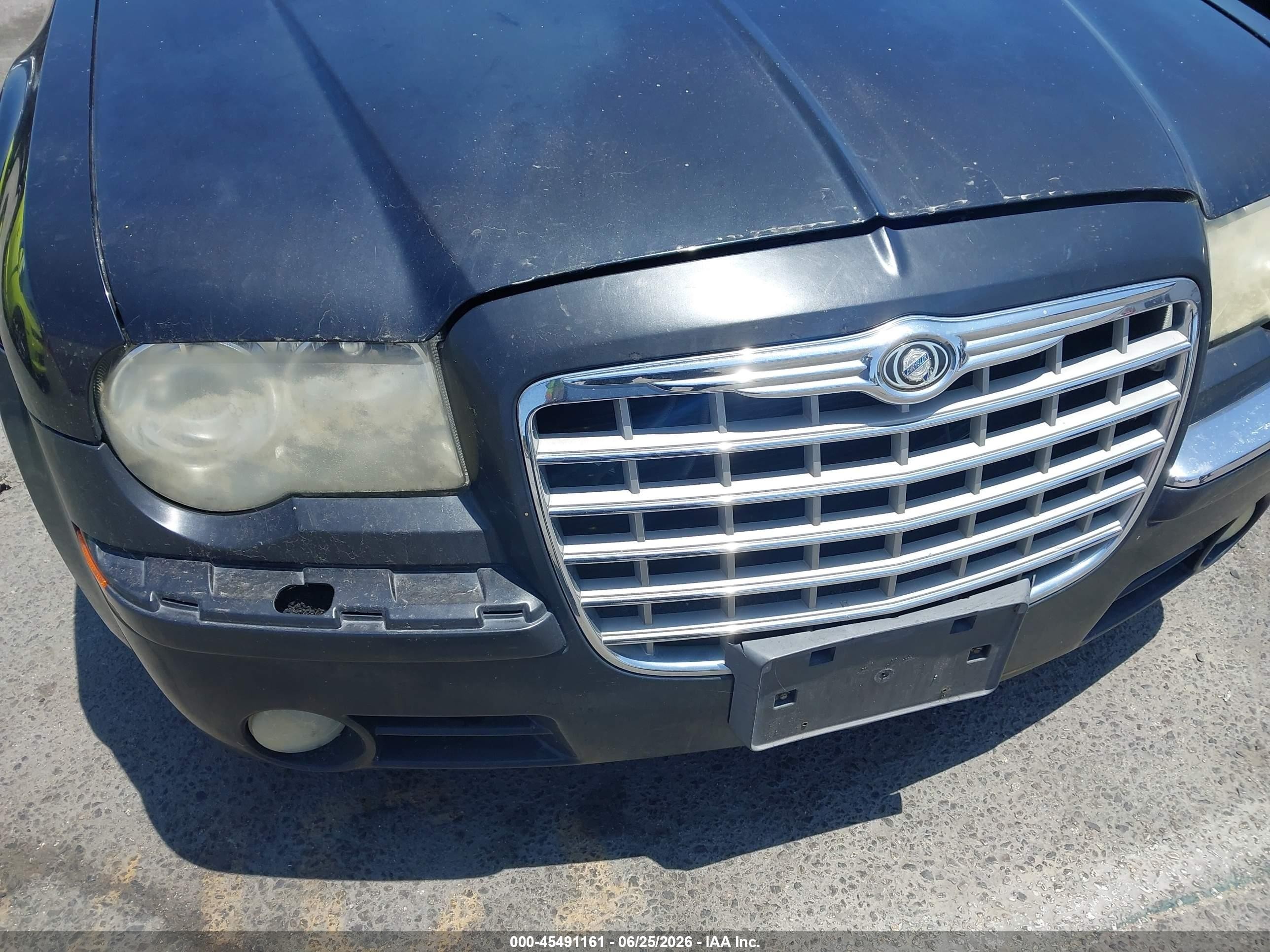 2007 Chrysler 300c   Black vin: 2C3KA63H77H821245