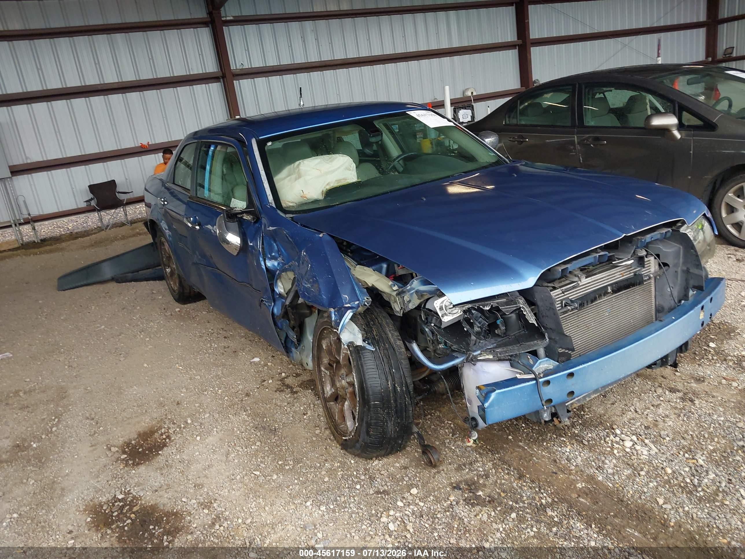 2007 Chrysler 300c Blue vin: 2C3KA63H77H876956