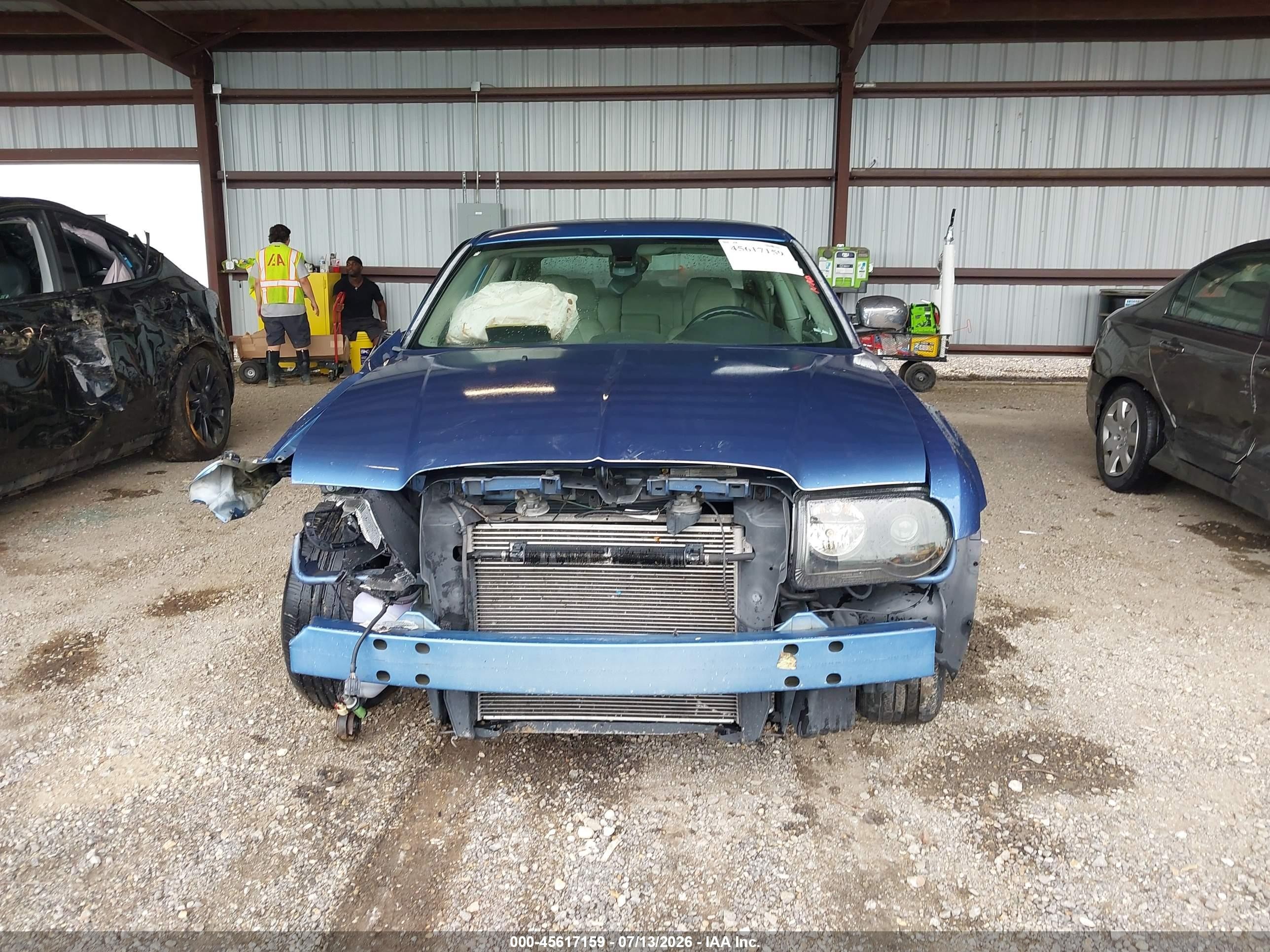 2007 Chrysler 300c Blue vin: 2C3KA63H77H876956