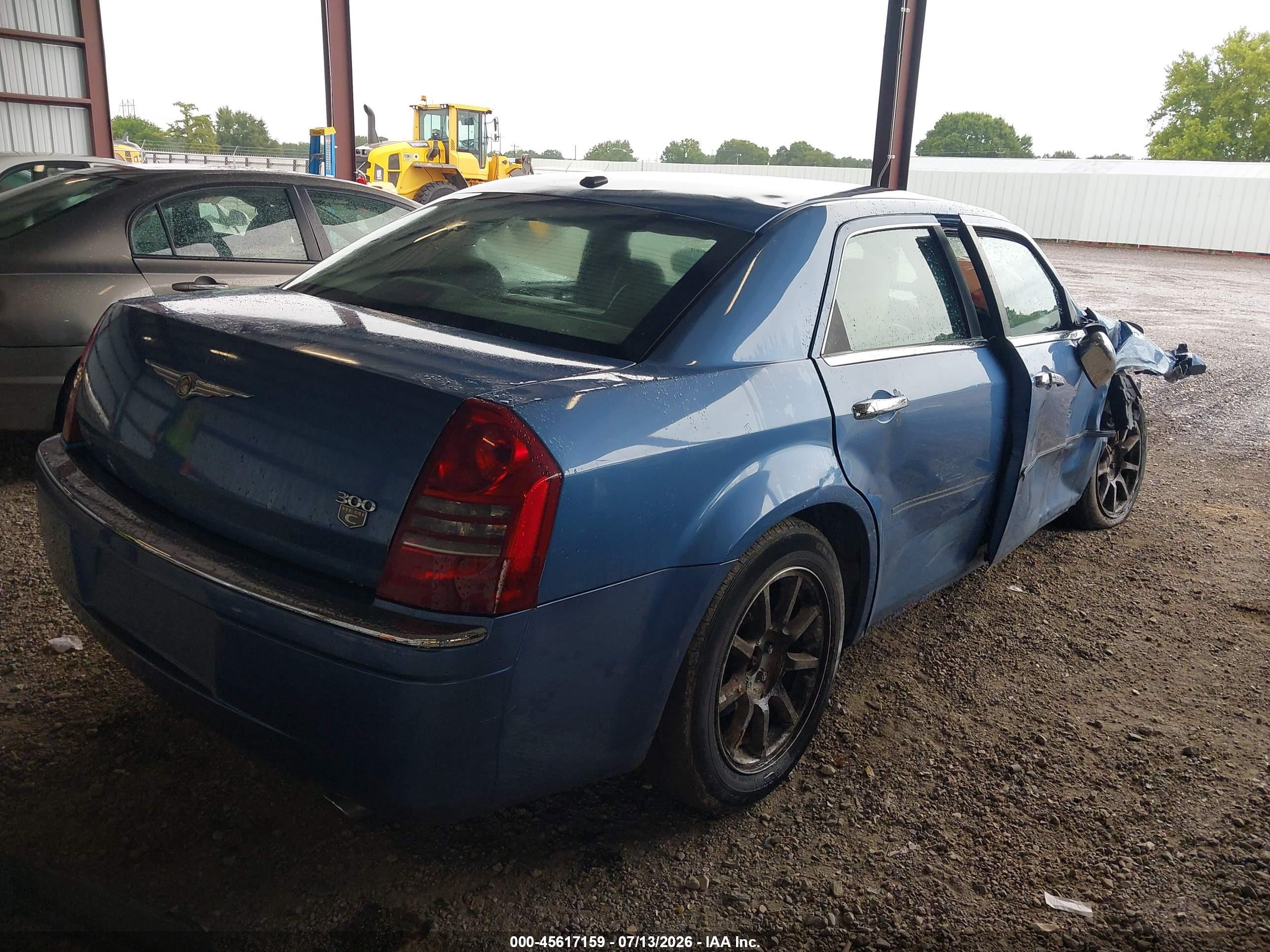 2007 Chrysler 300c Blue vin: 2C3KA63H77H876956
