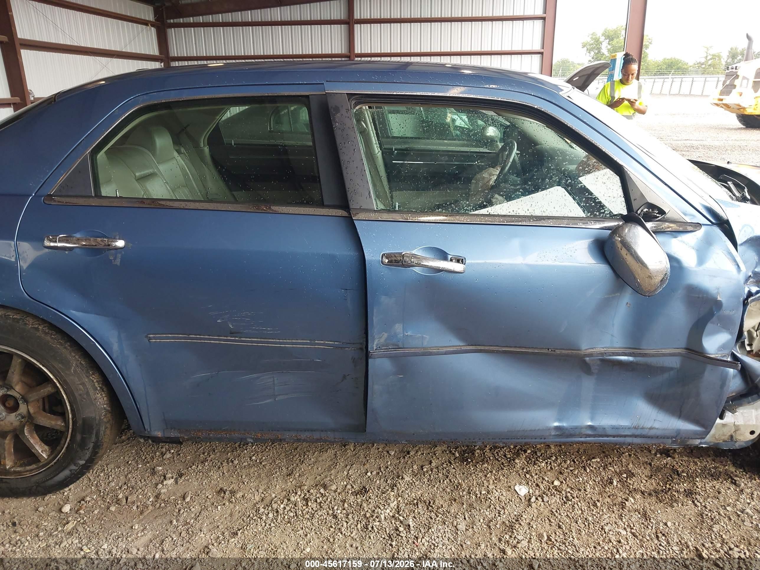 2007 Chrysler 300c Blue vin: 2C3KA63H77H876956