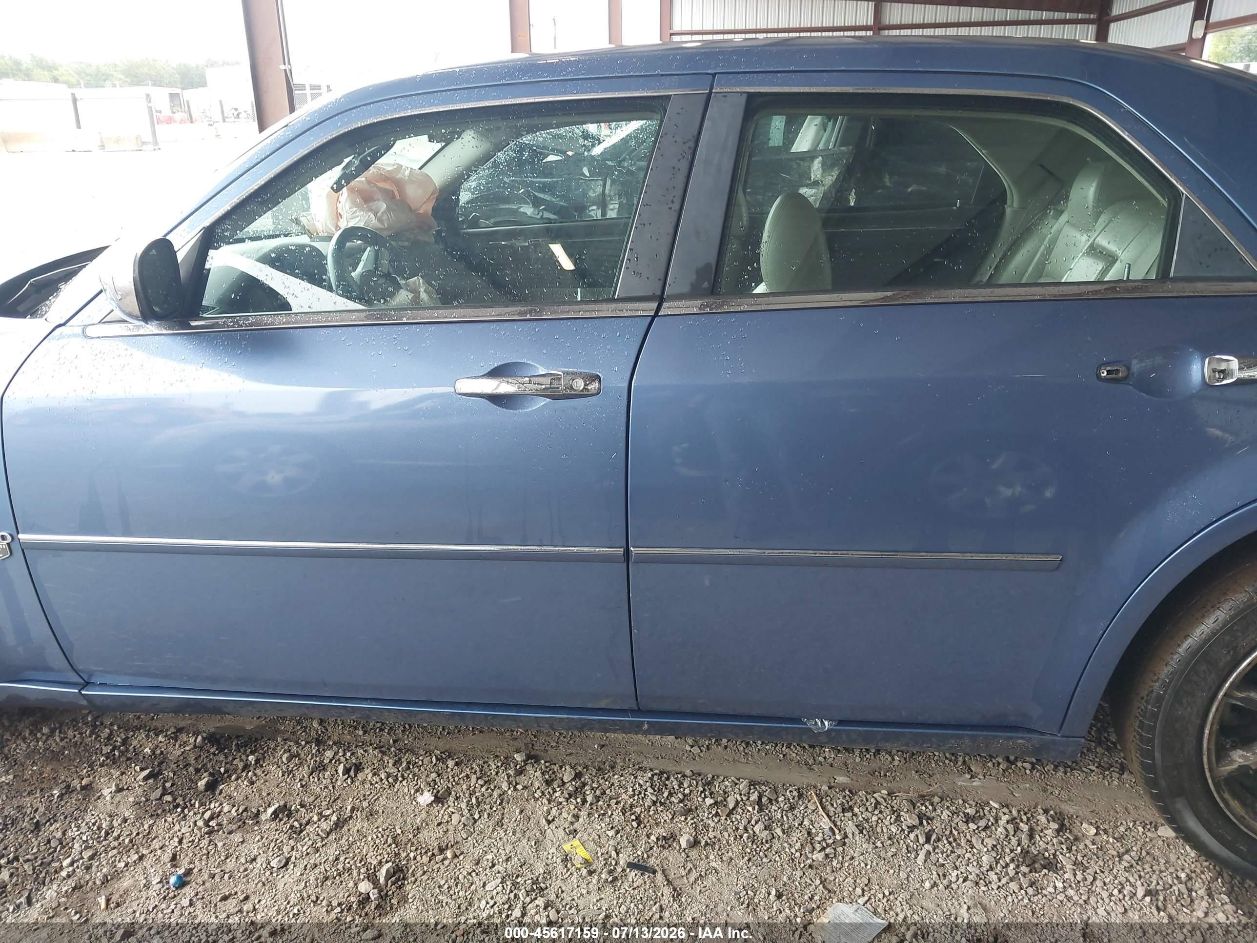 2007 Chrysler 300c Blue vin: 2C3KA63H77H876956