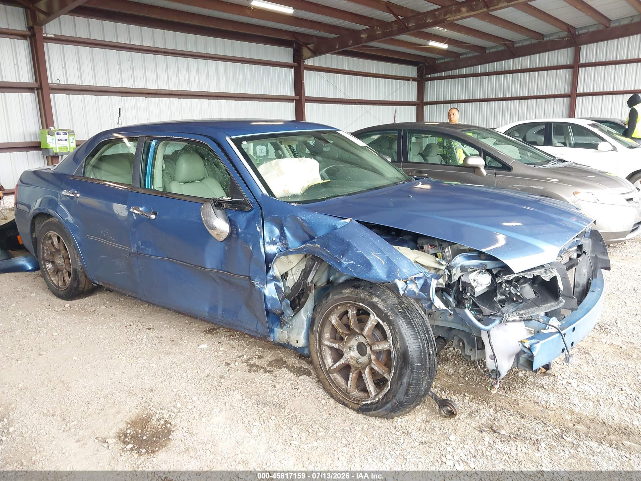 2007 Chrysler 300c Blue vin: 2C3KA63H77H876956