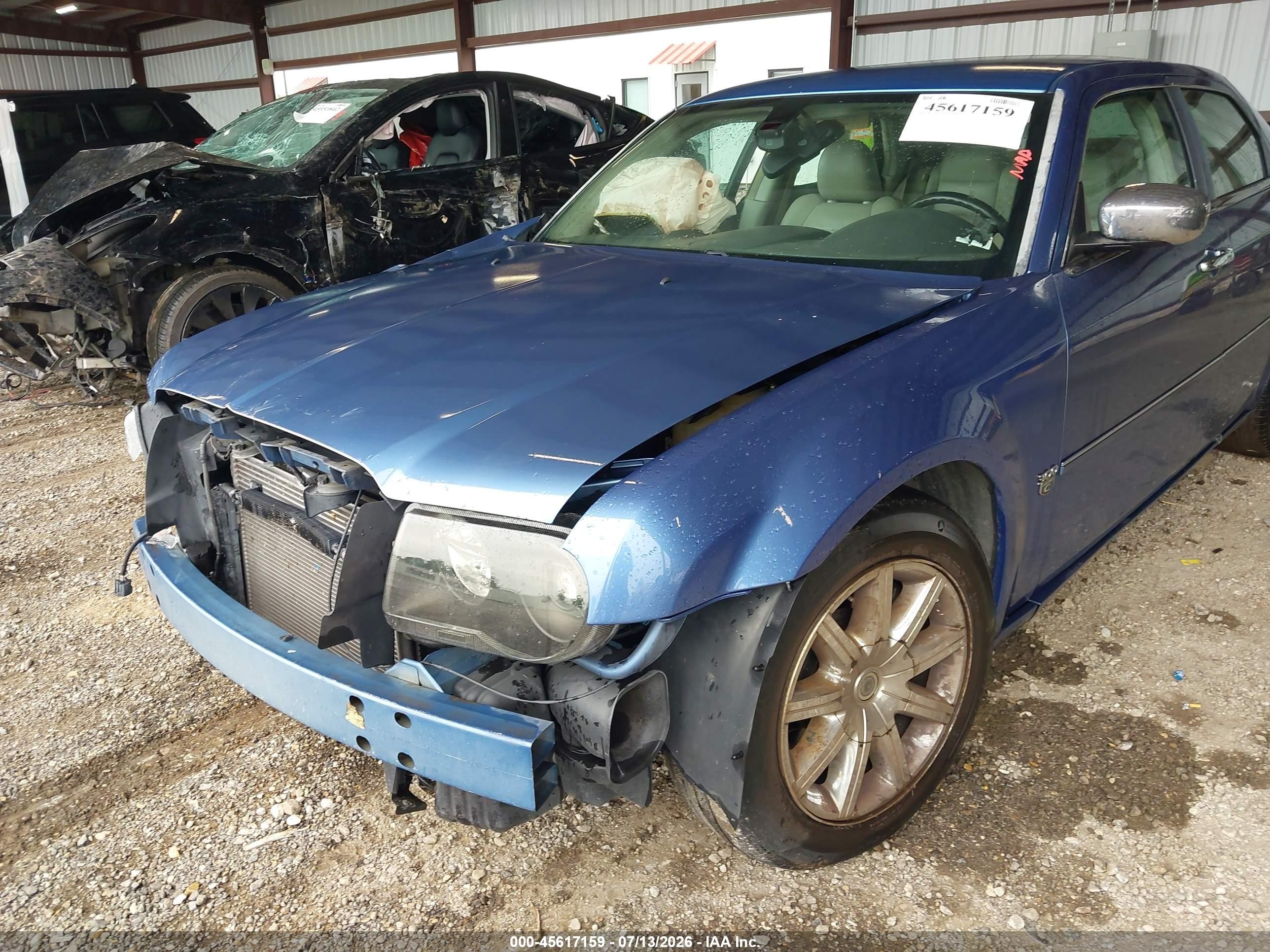 2007 Chrysler 300c Blue vin: 2C3KA63H77H876956