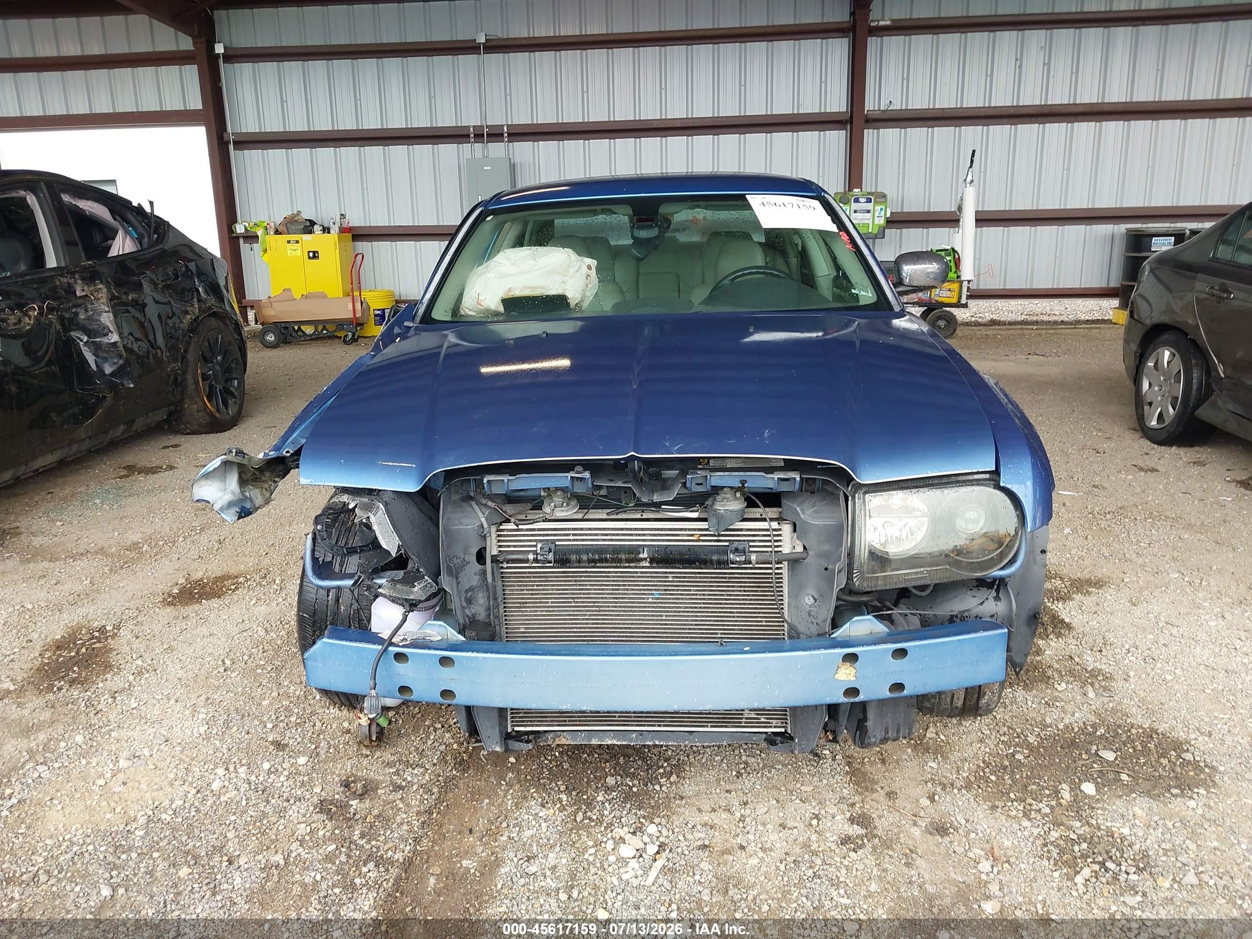 2007 Chrysler 300c Blue vin: 2C3KA63H77H876956