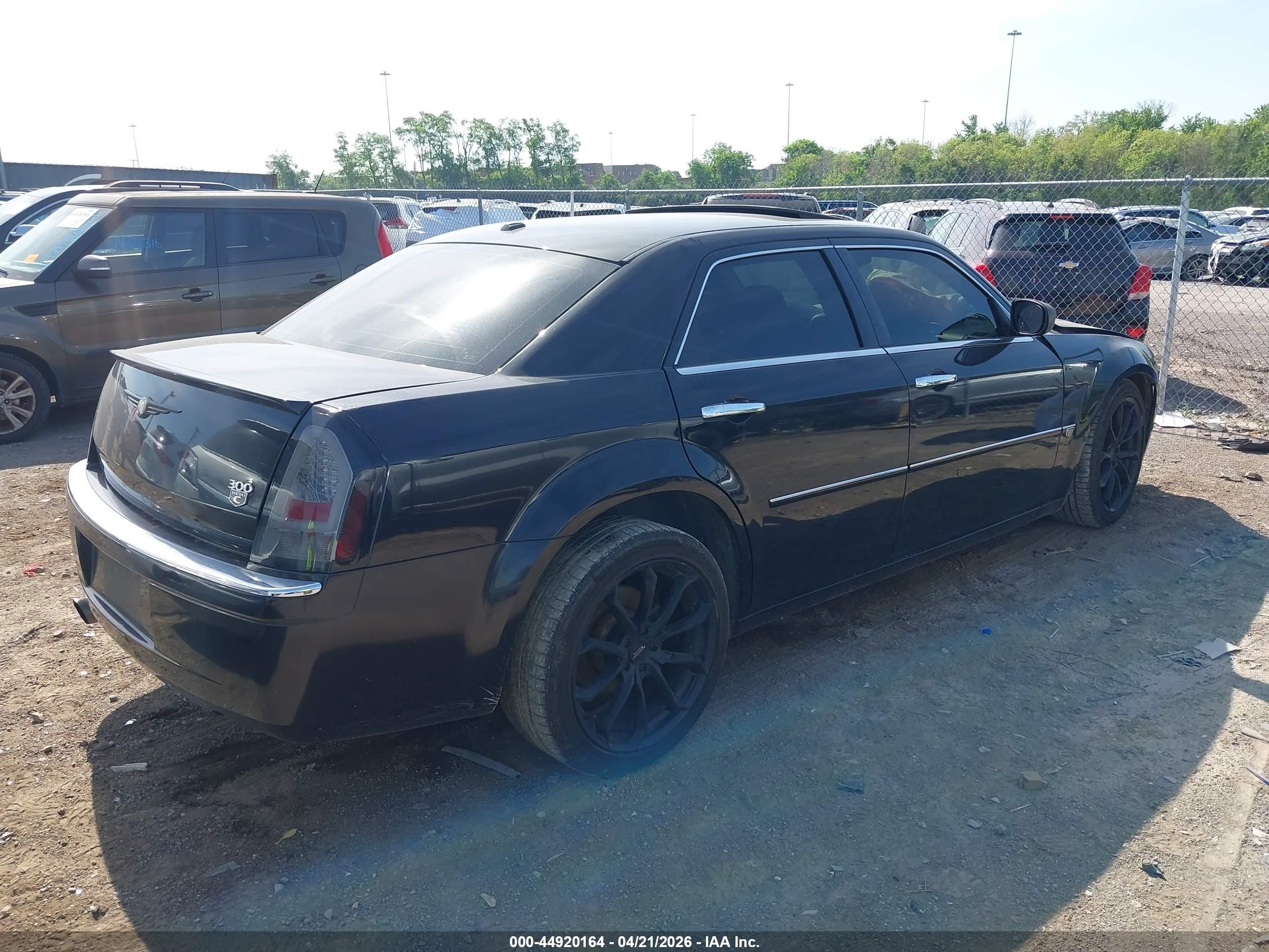 2007 Chrysler 300c   Черный vin: 2C3KA63H87H659142