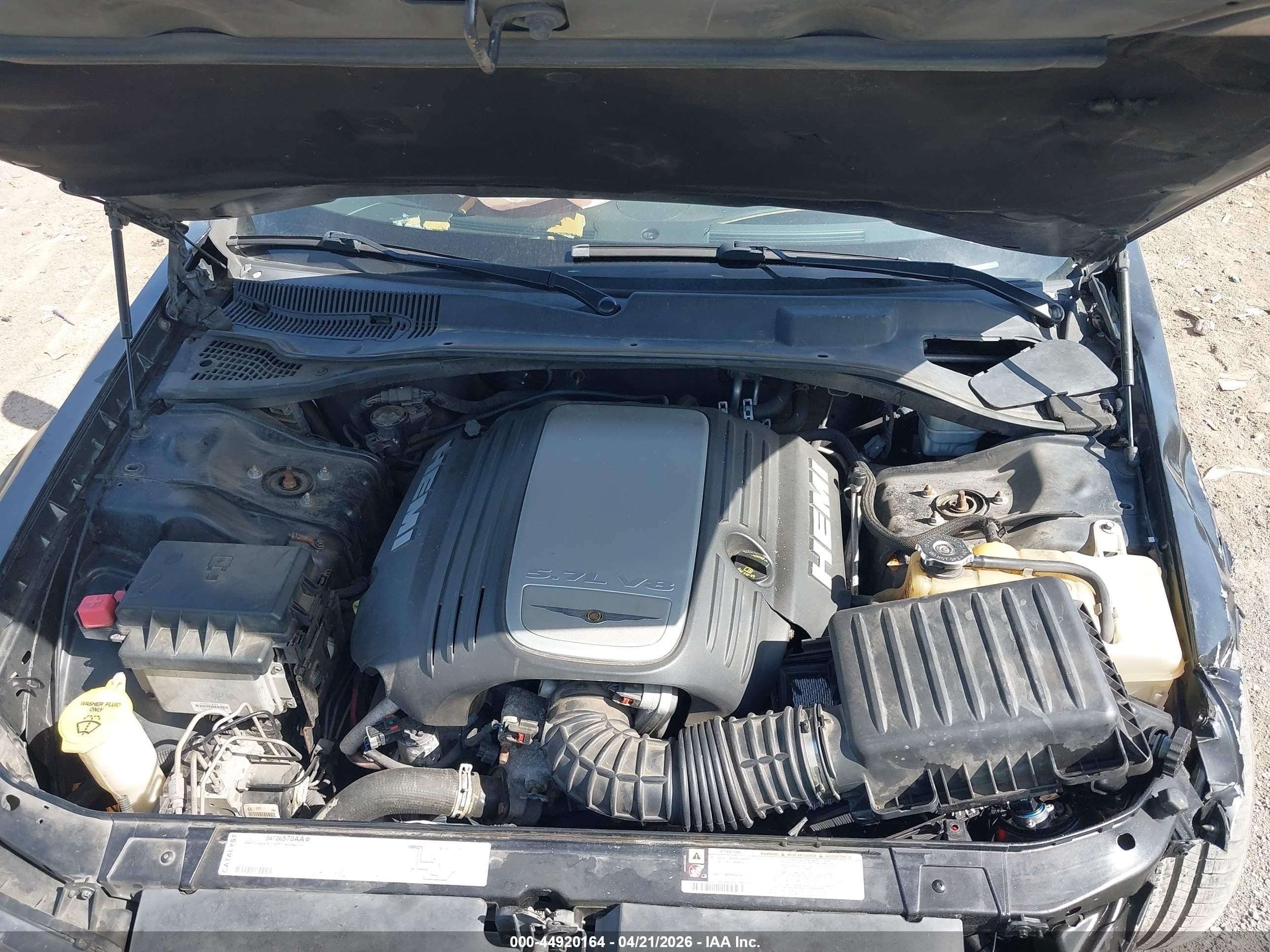 2007 Chrysler 300c   Черный vin: 2C3KA63H87H659142