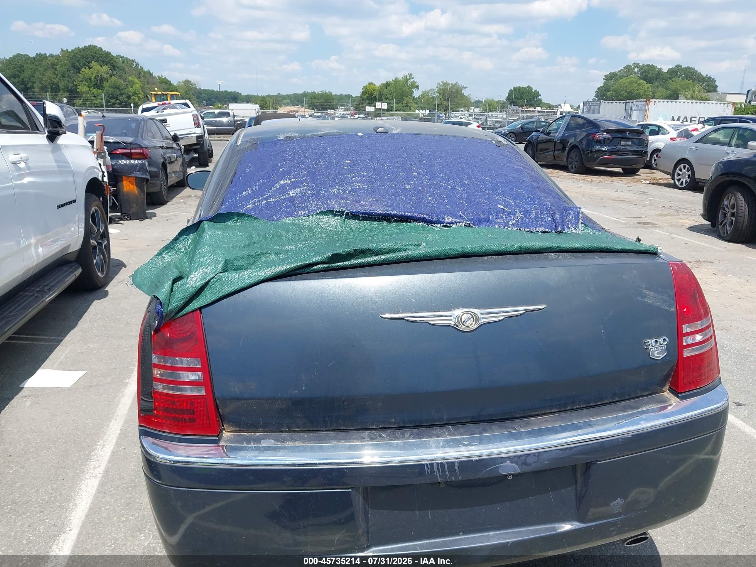 2007 Chrysler 300c   Серый vin: 2C3KA63H87H784755