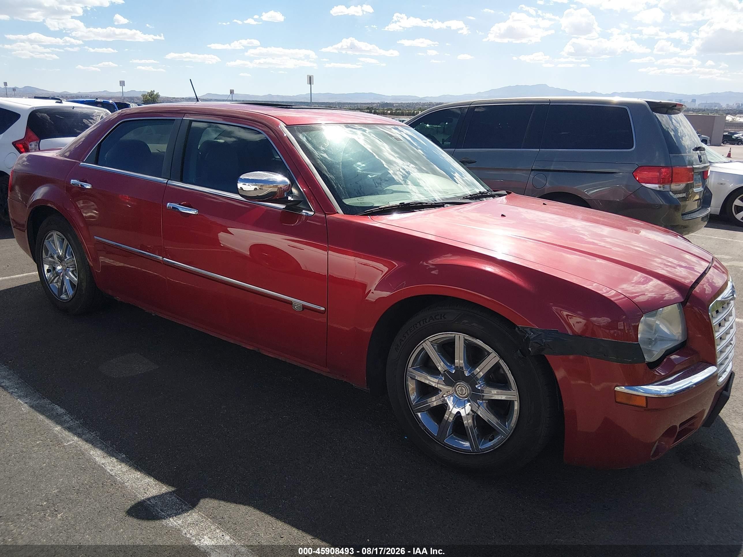 2008 Chrysler 300c Hemi Red vin: 2C3KA63H88H193603