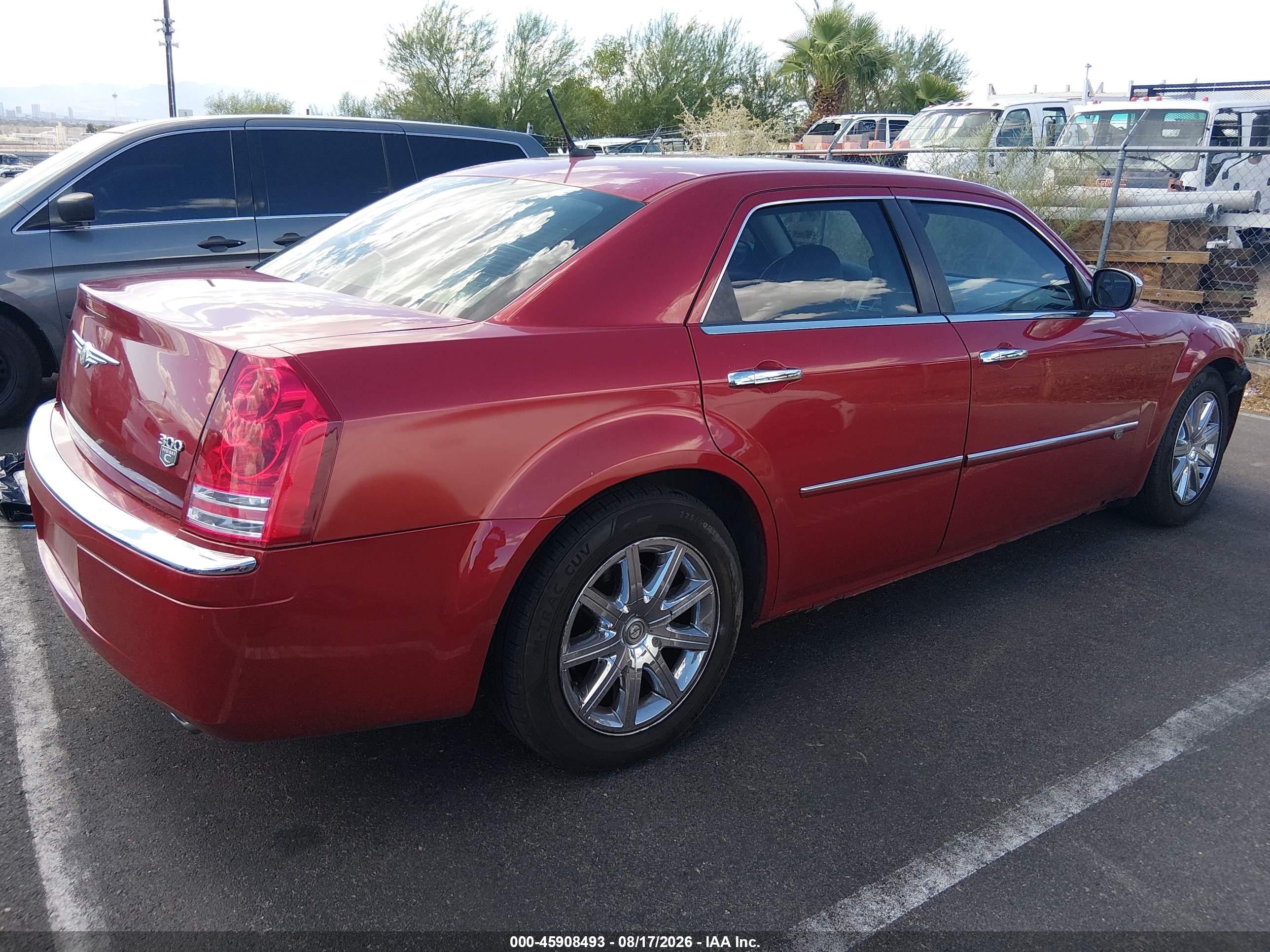2008 Chrysler 300c Hemi Red vin: 2C3KA63H88H193603