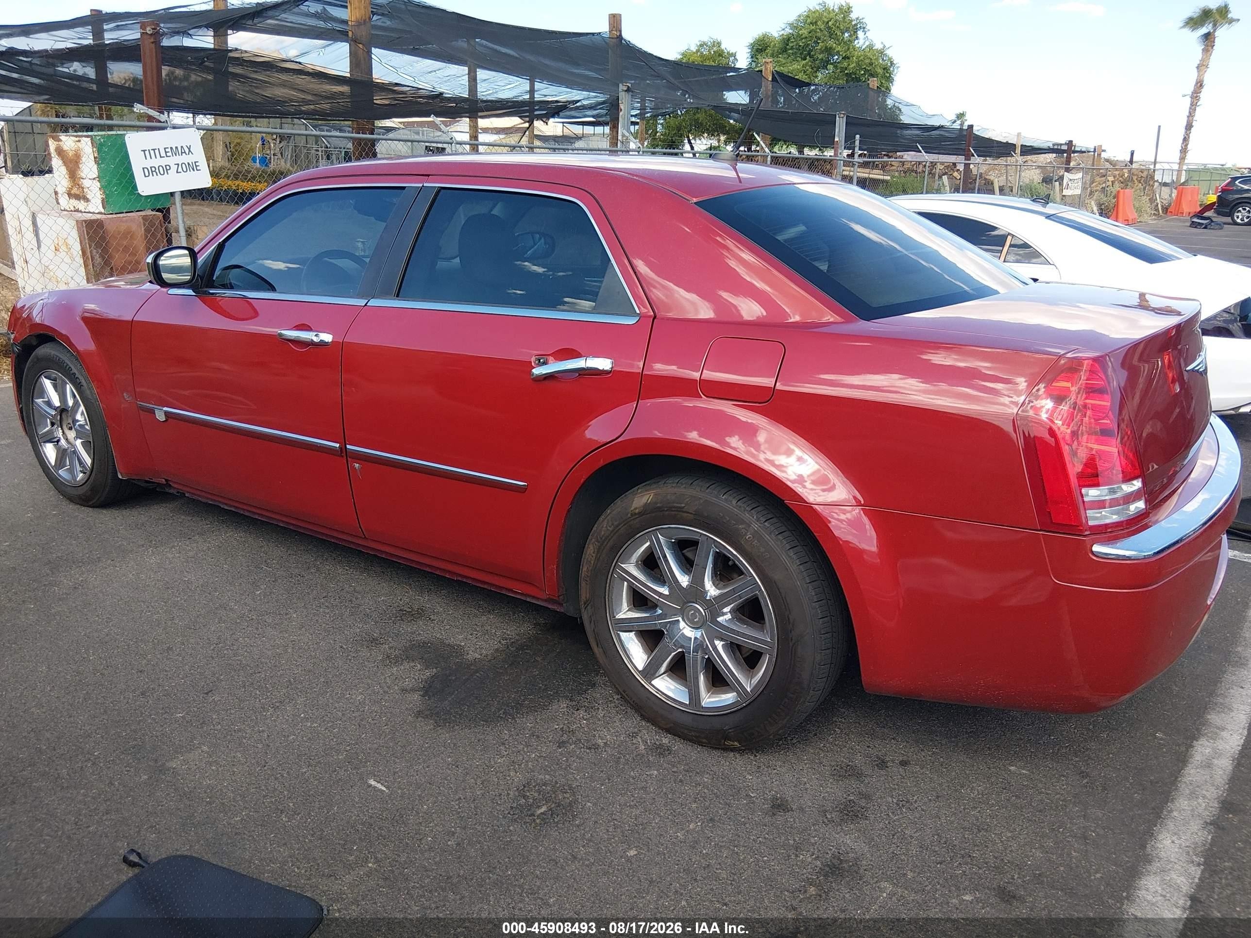 2008 Chrysler 300c Hemi Red vin: 2C3KA63H88H193603