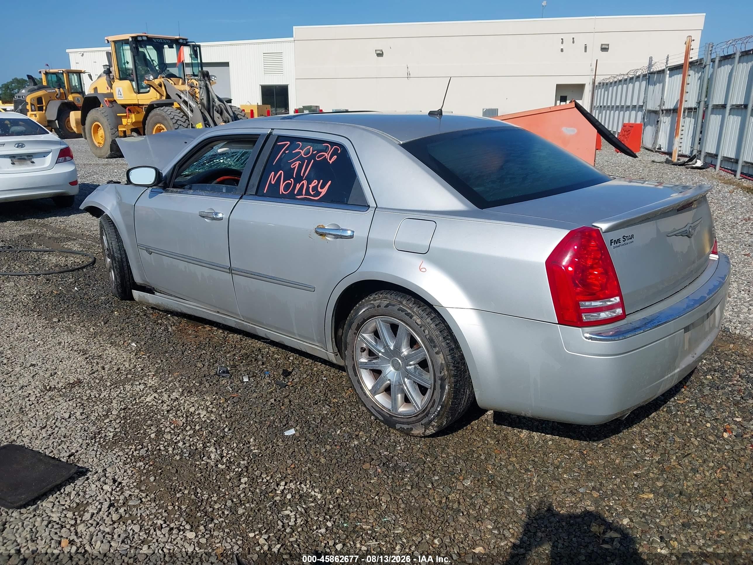 2008 Chrysler 300c Hemi Silver vin: 2C3KA63H88H306403