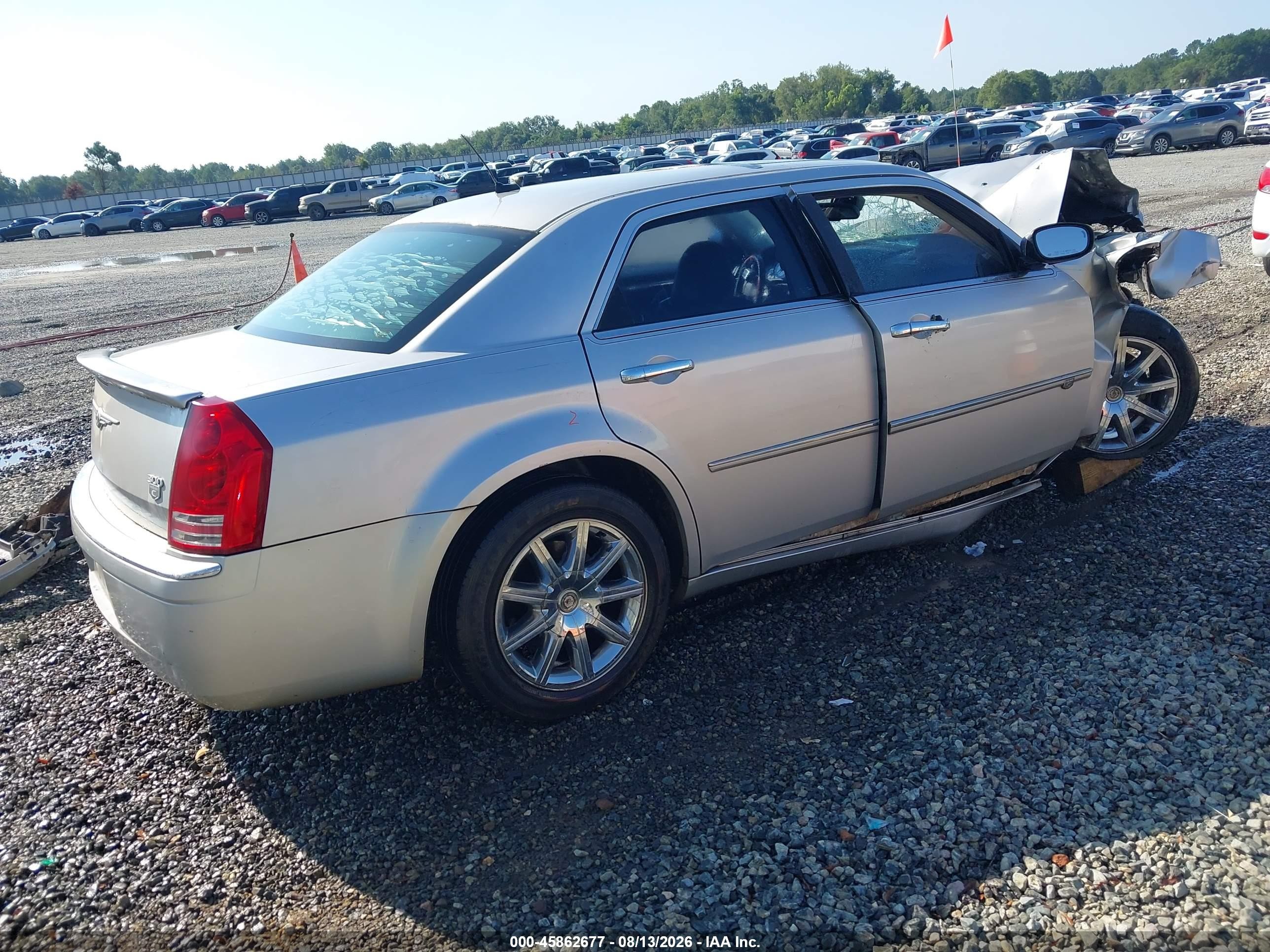 2008 Chrysler 300c Hemi Silver vin: 2C3KA63H88H306403