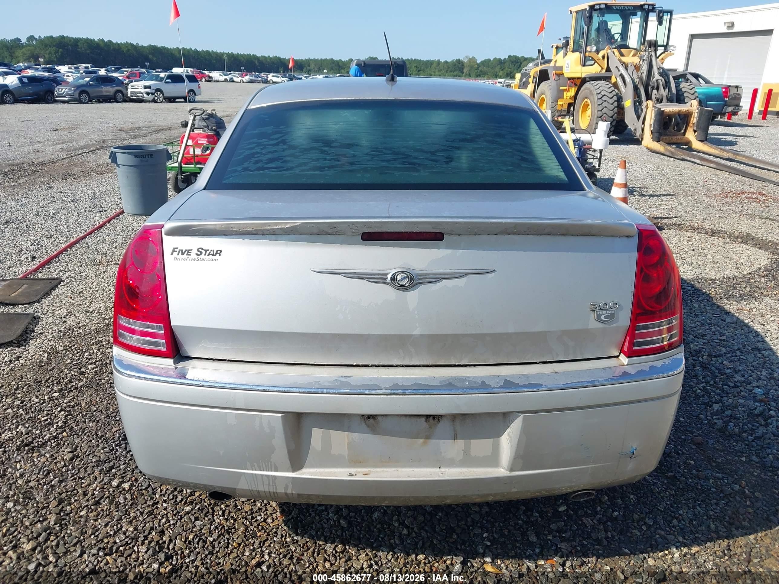 2008 Chrysler 300c Hemi Silver vin: 2C3KA63H88H306403