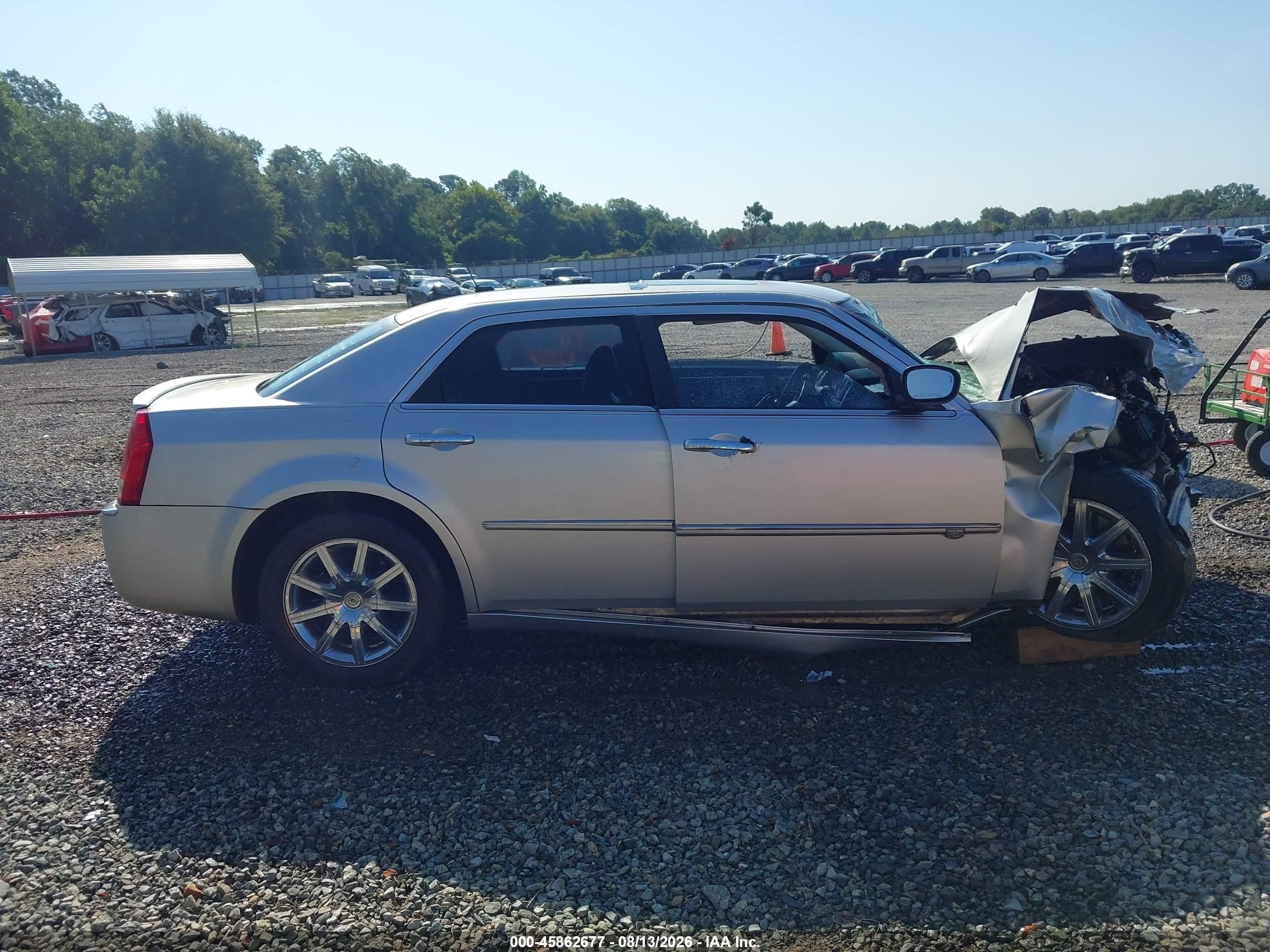 2008 Chrysler 300c Hemi Silver vin: 2C3KA63H88H306403