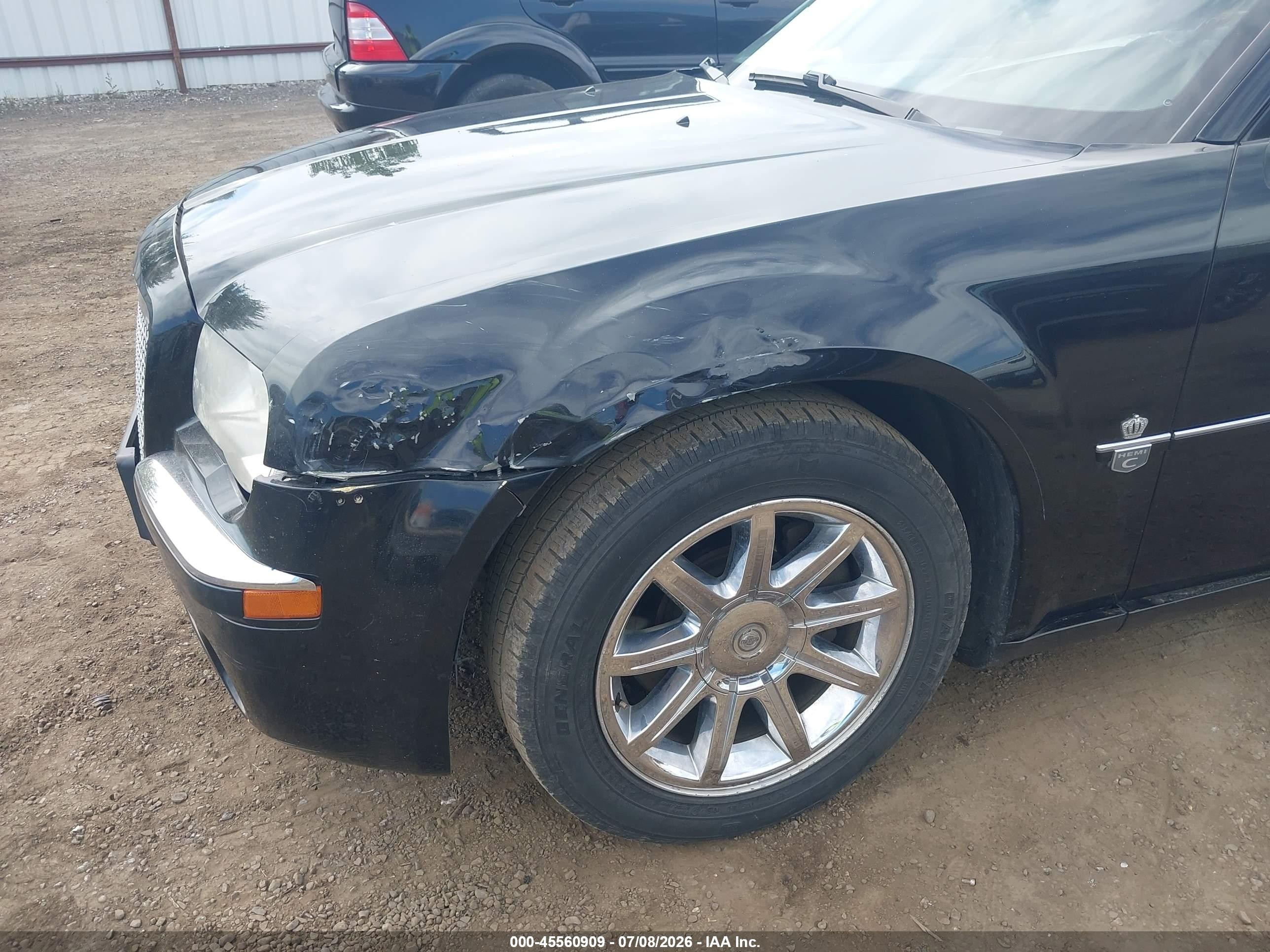 2006 Chrysler 300c   Black vin: 2C3KA63H96H317357