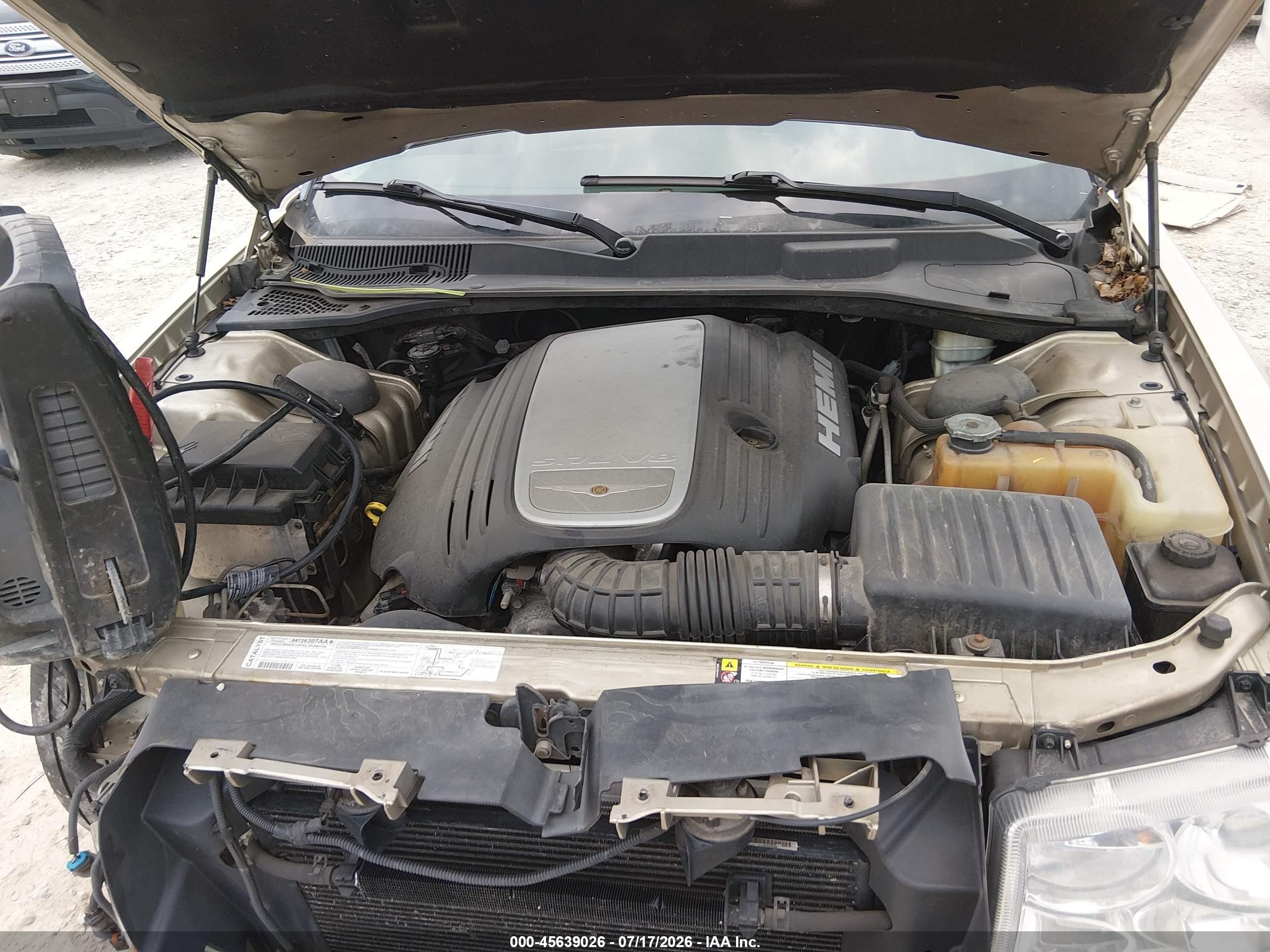 2006 Chrysler 300c   Золотой vin: 2C3KA63H96H537694