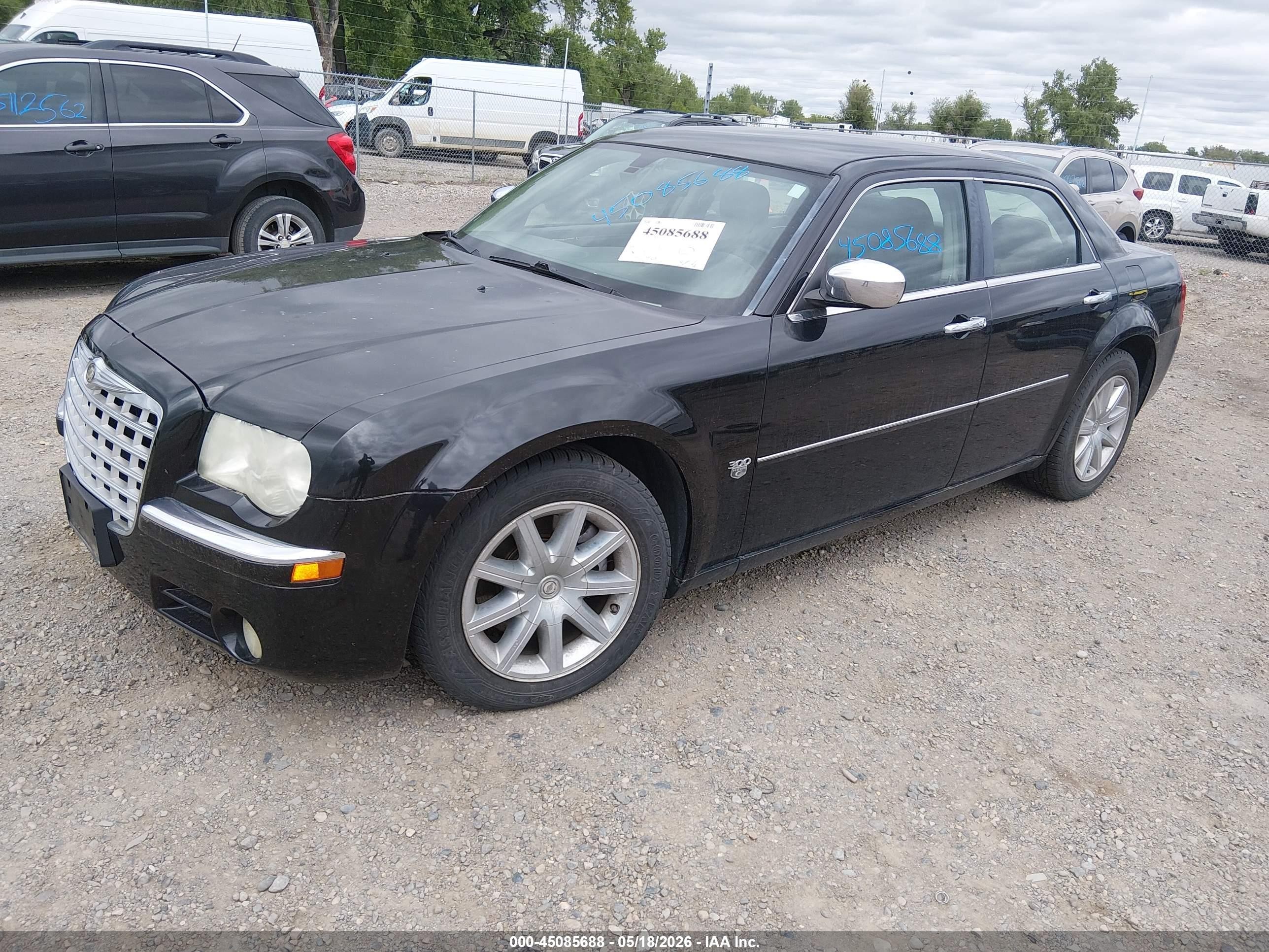 2007 Chrysler 300c   Black vin: 2C3KA63H97H887795