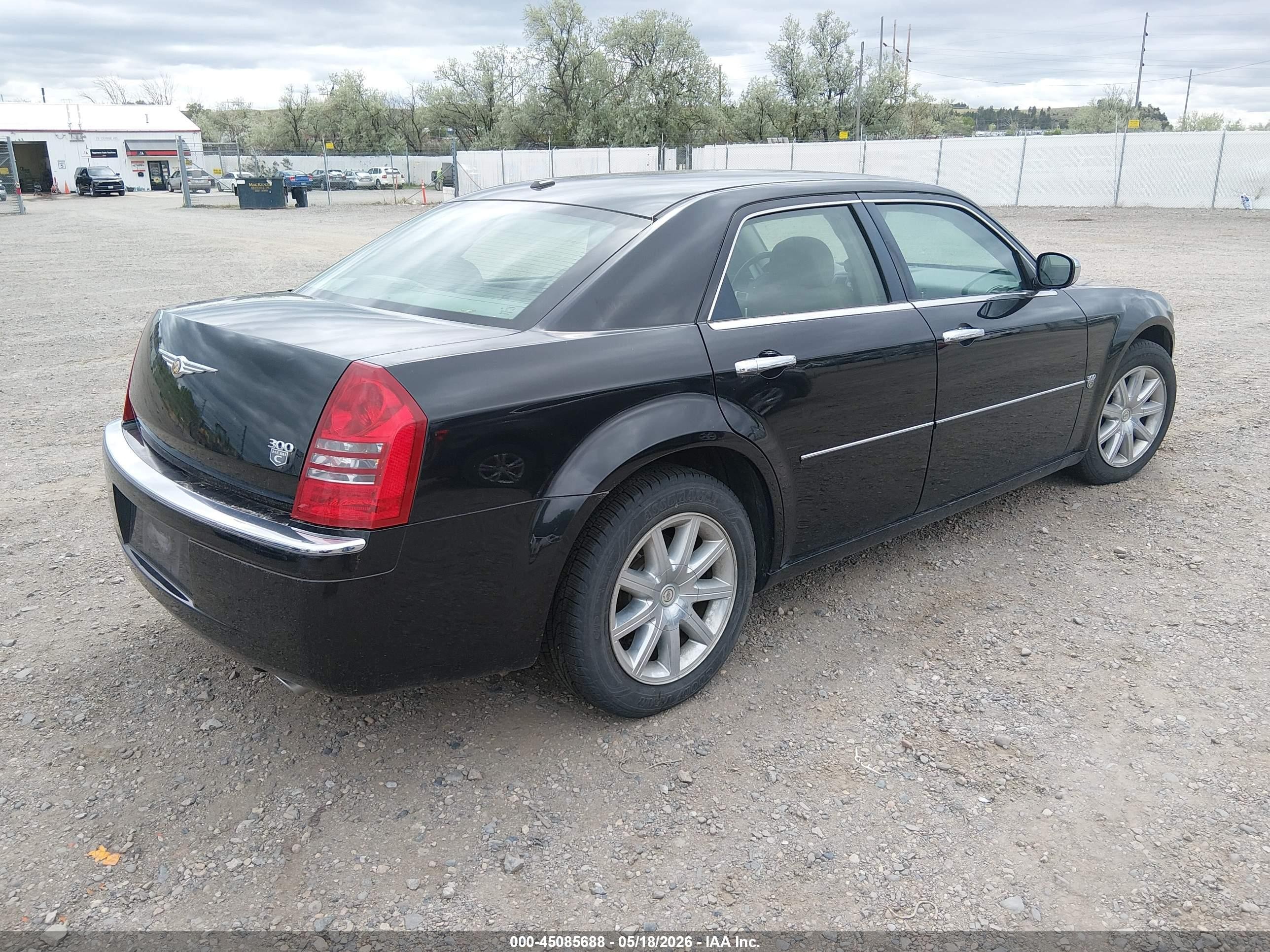 2007 Chrysler 300c   Black vin: 2C3KA63H97H887795