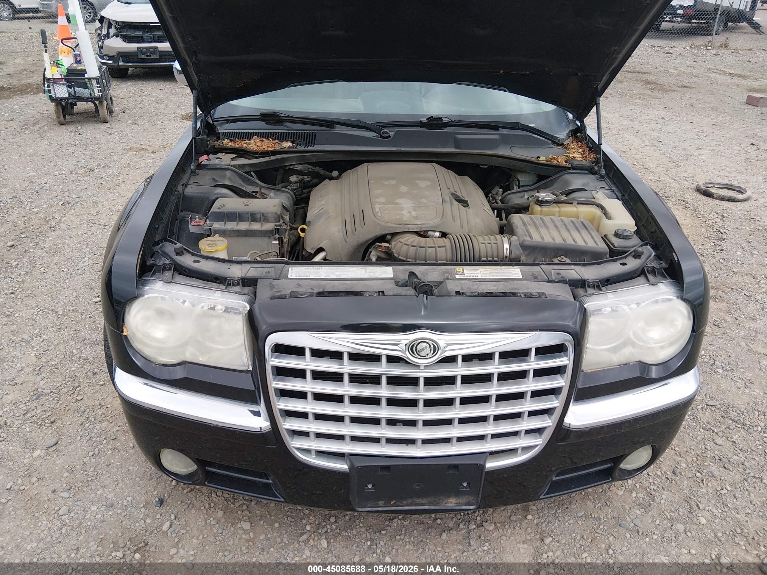 2007 Chrysler 300c   Black vin: 2C3KA63H97H887795