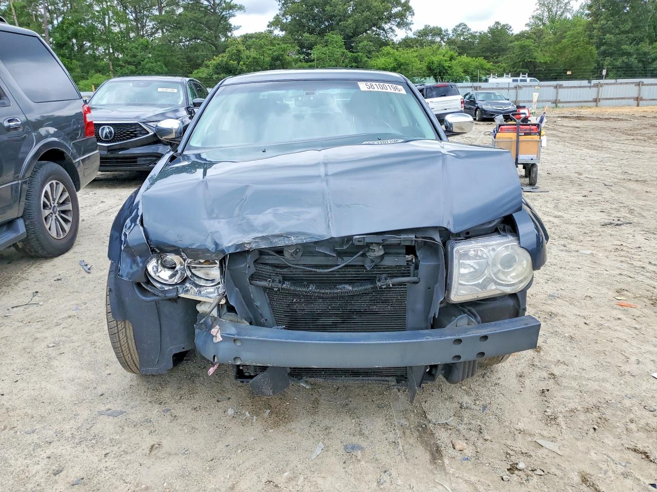 2008 Chrysler 300c Blue vin: 2C3KA63H98H119137