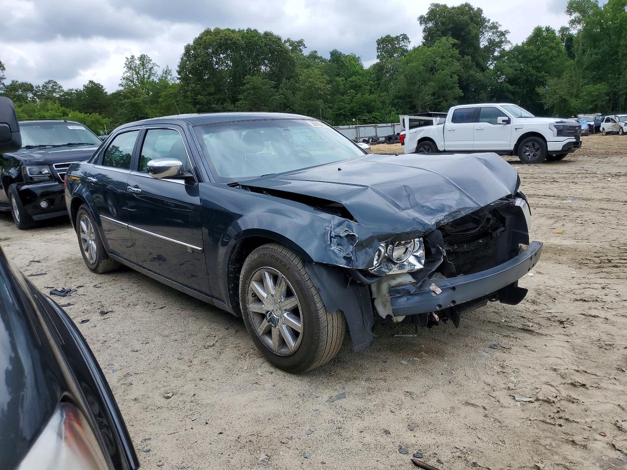 2008 Chrysler 300c Blue vin: 2C3KA63H98H119137