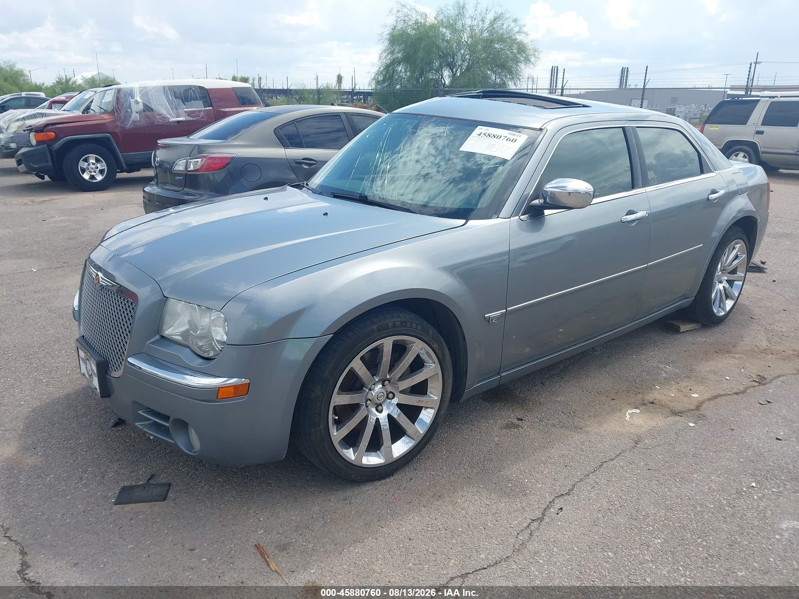 2007 Chrysler 300c   Gray vin: 2C3KA63HX7H724363