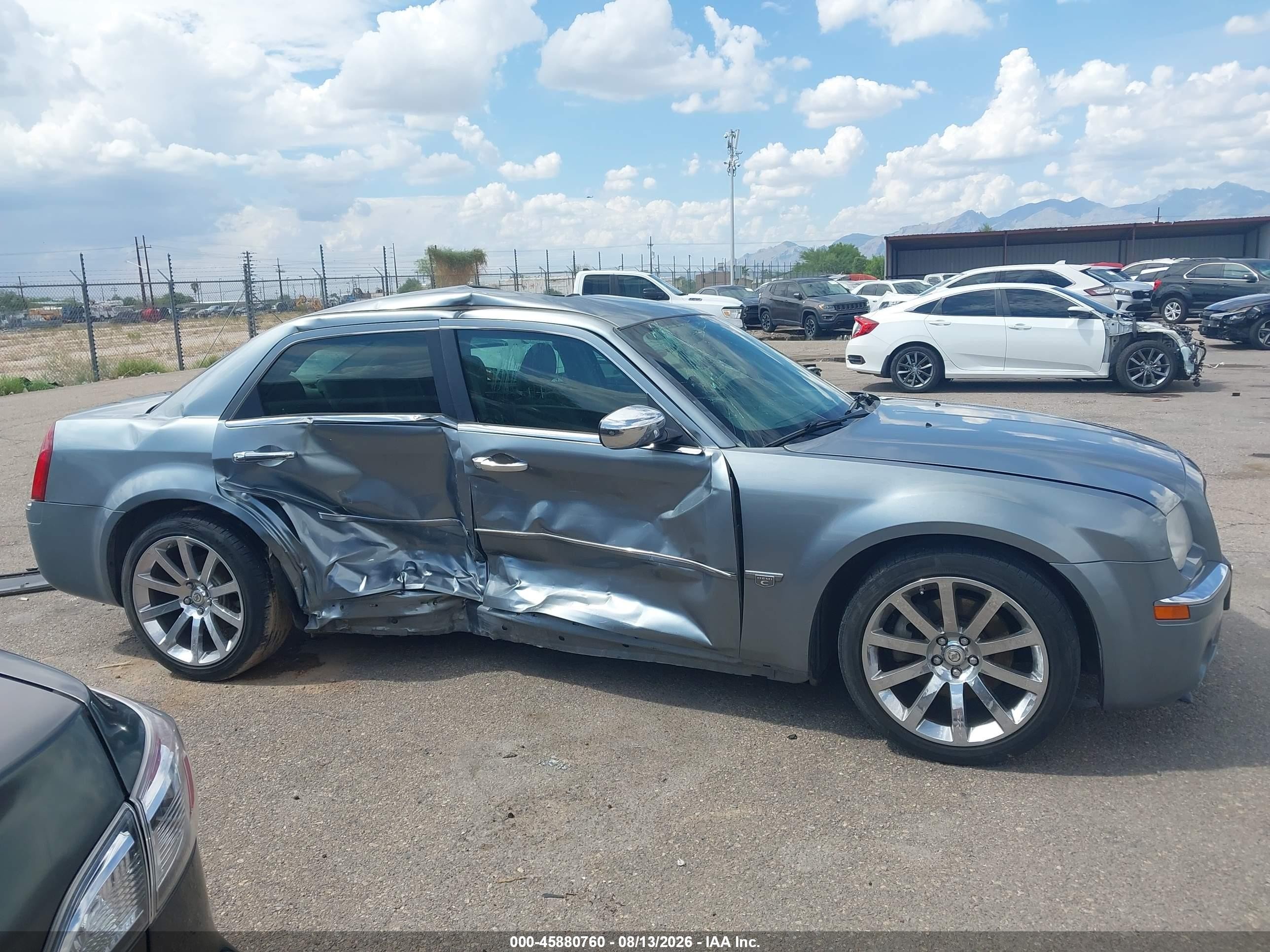 2007 Chrysler 300c   Gray vin: 2C3KA63HX7H724363
