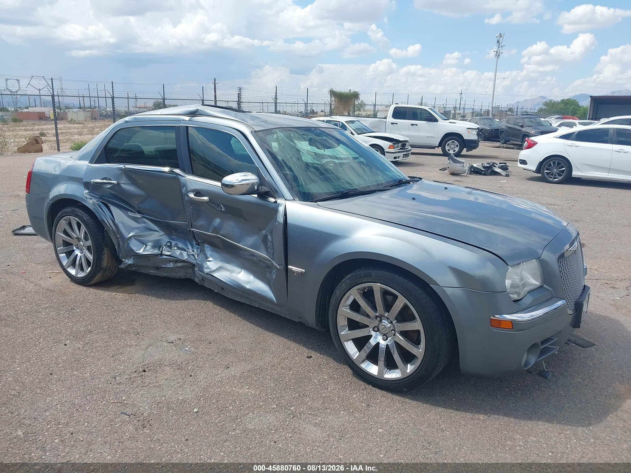 2007 Chrysler 300c   Gray vin: 2C3KA63HX7H724363