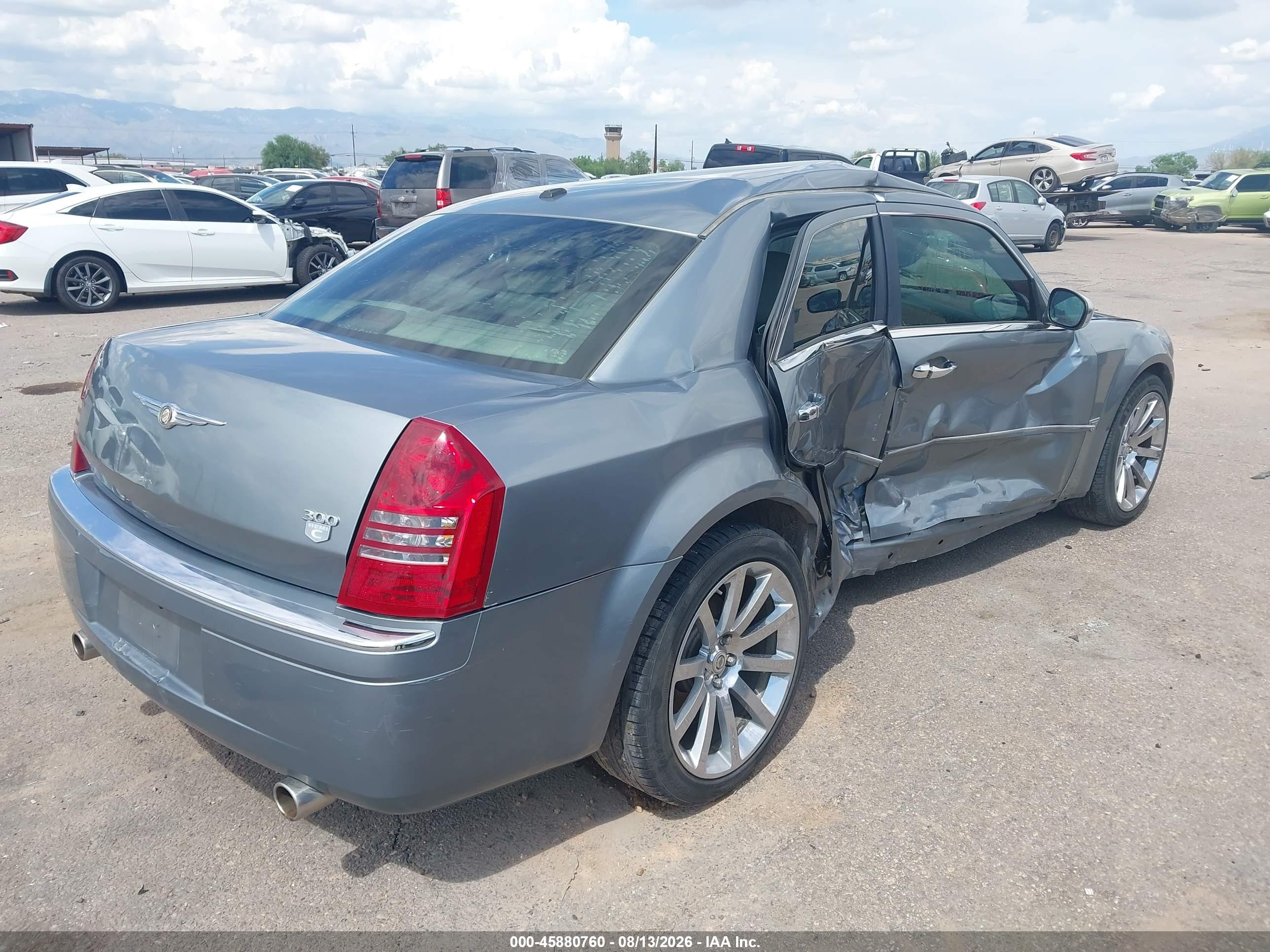2007 Chrysler 300c   Gray vin: 2C3KA63HX7H724363