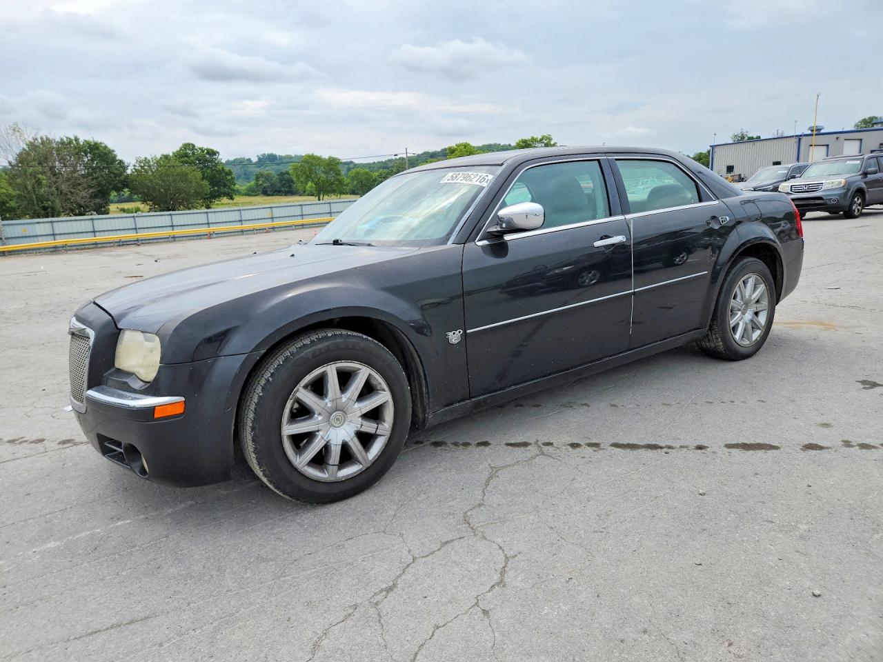 2007 Chrysler 300c Black vin: 2C3KA63HX7H748517
