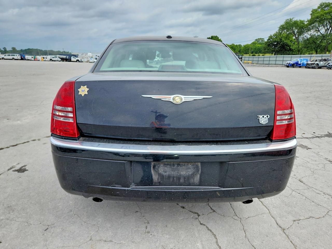 2007 Chrysler 300c Black vin: 2C3KA63HX7H748517