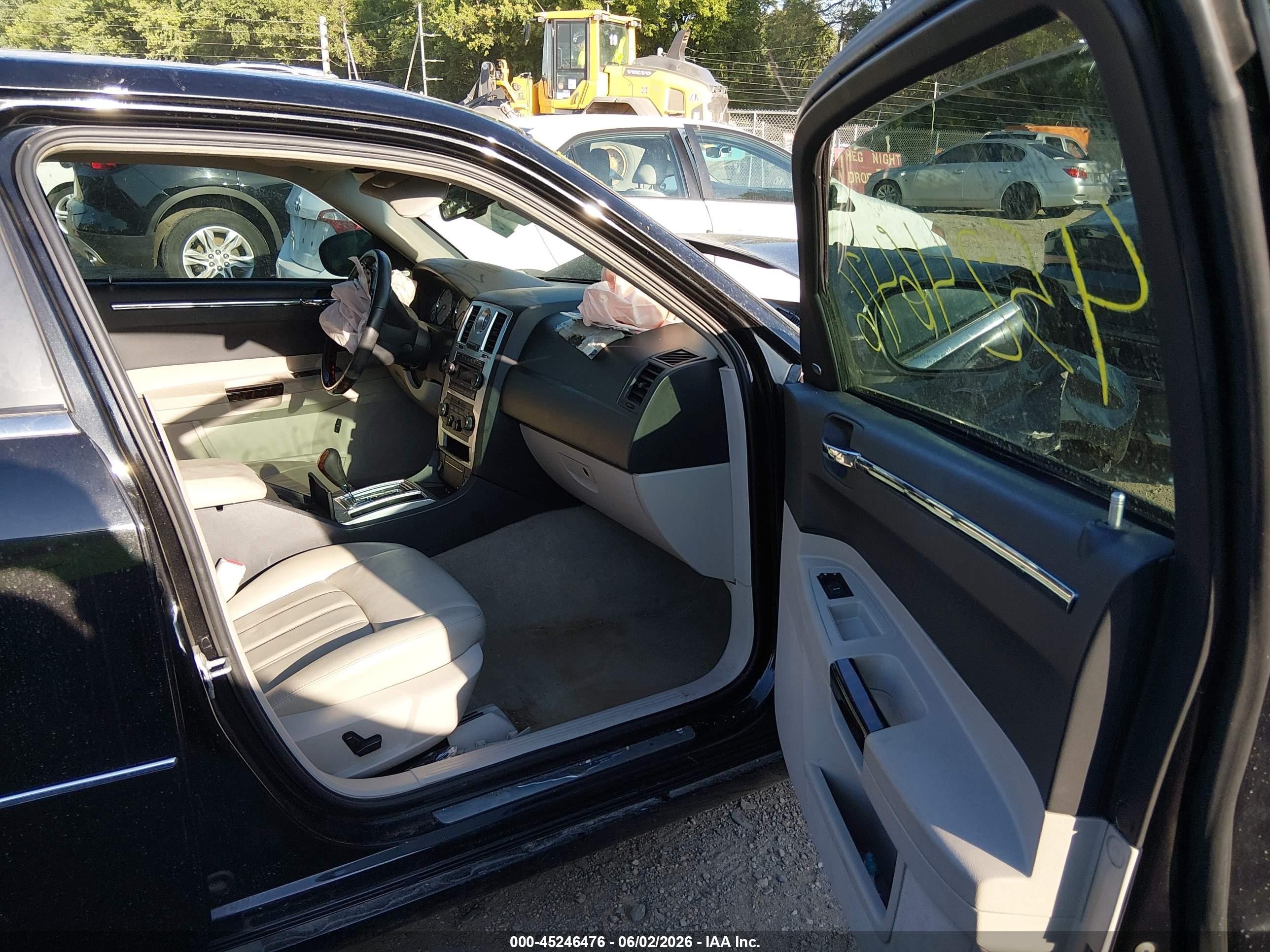 2007 Chrysler 300c Black vin: 2C3KA63HX7H774874