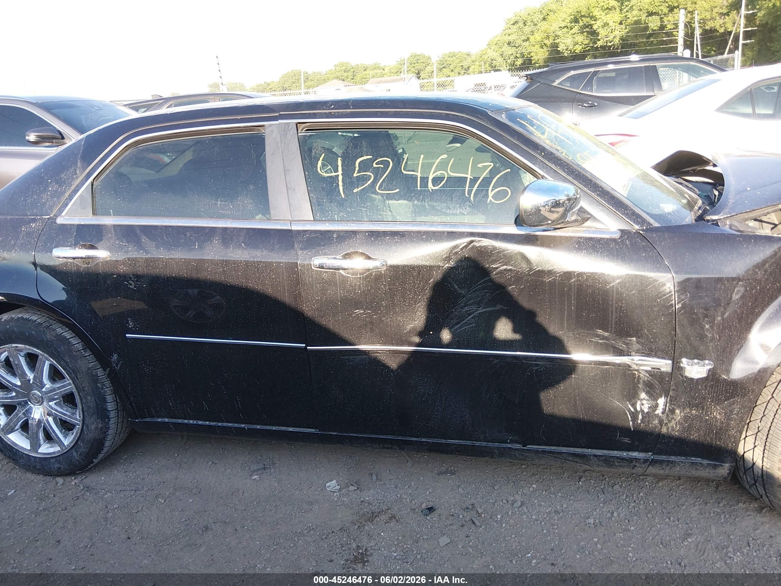 2007 Chrysler 300c Black vin: 2C3KA63HX7H774874
