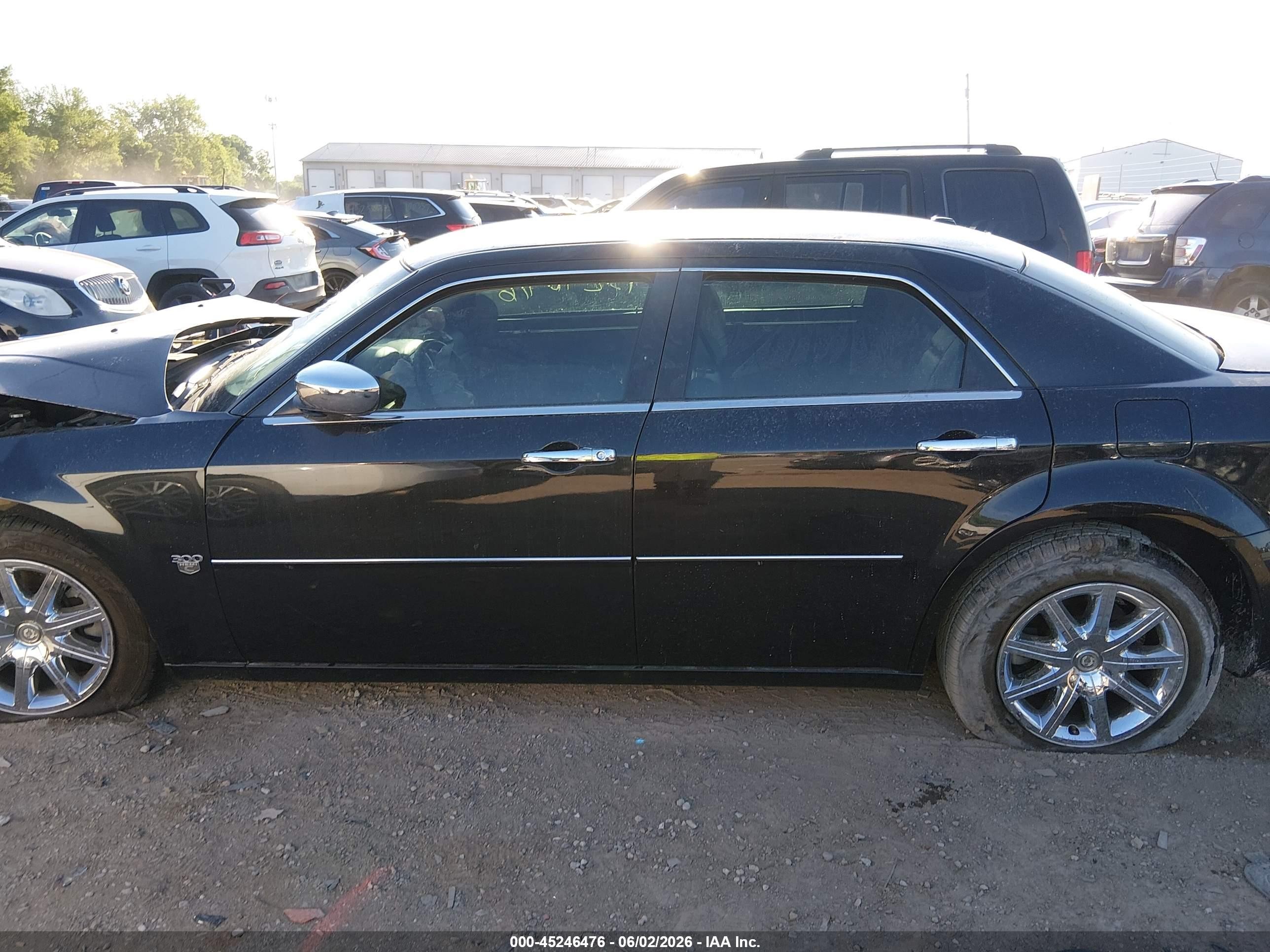 2007 Chrysler 300c Black vin: 2C3KA63HX7H774874