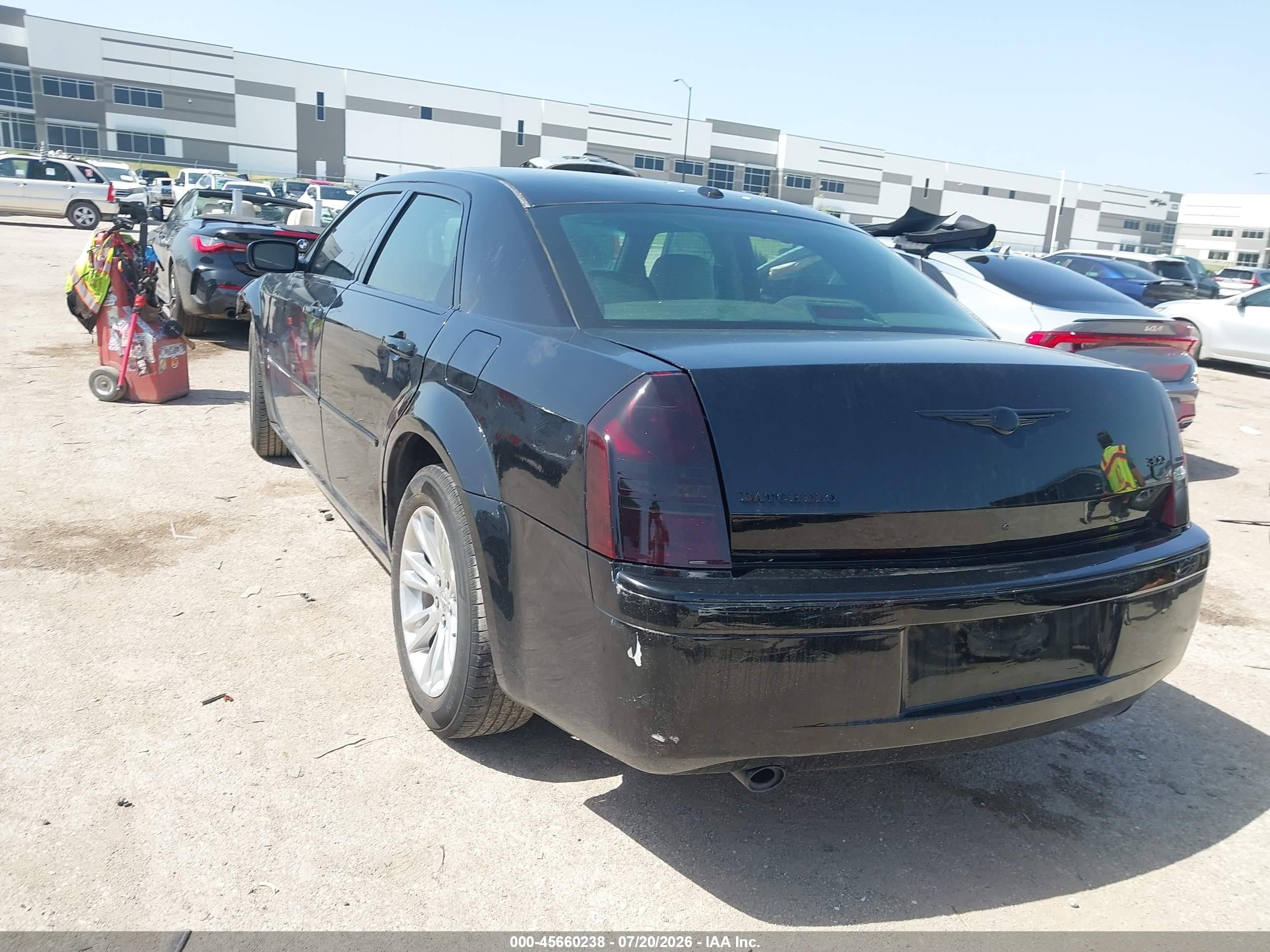 2007 Chrysler 300c   Черный vin: 2C3KA63HX7H884520
