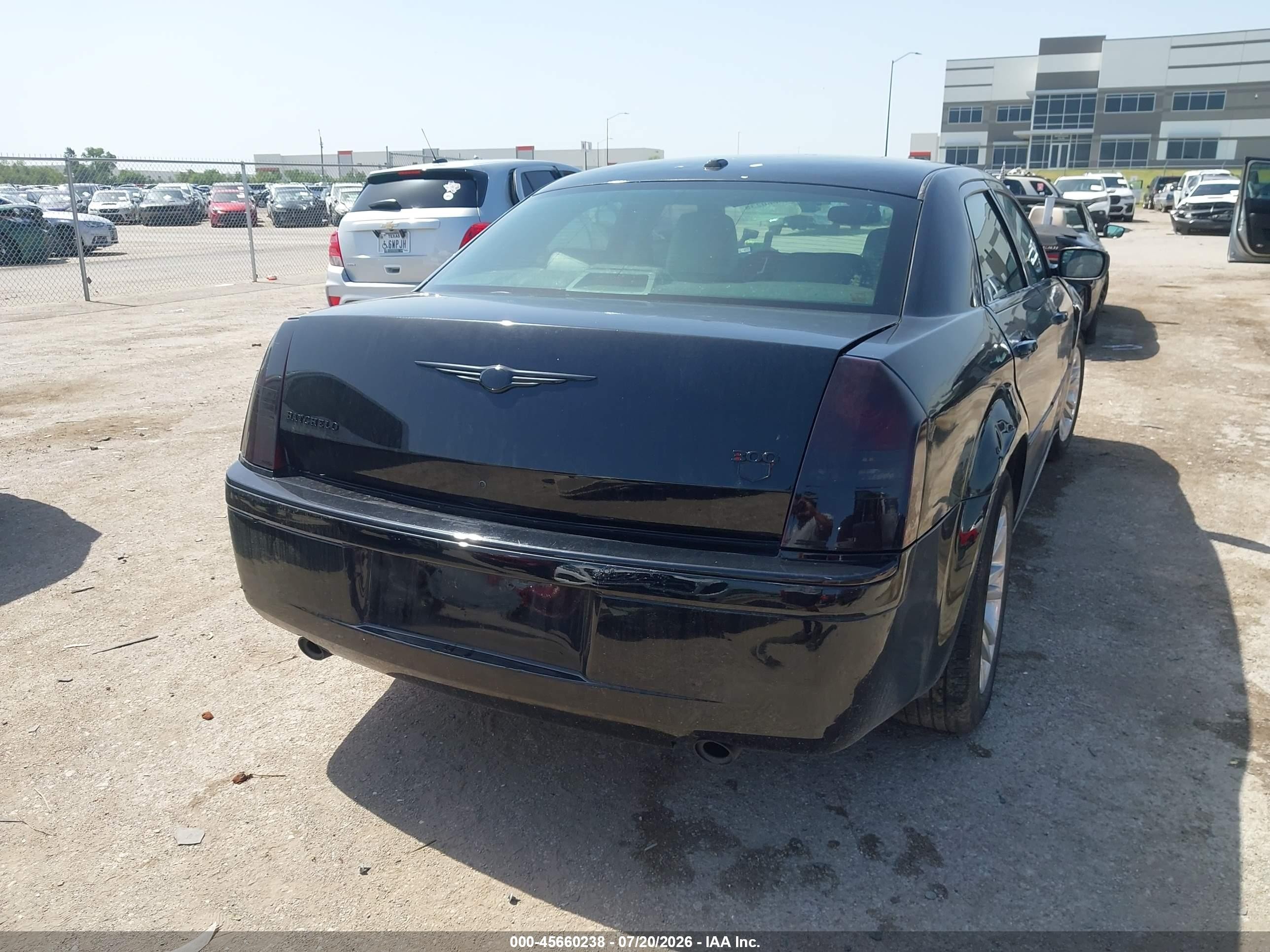 2007 Chrysler 300c   Черный vin: 2C3KA63HX7H884520