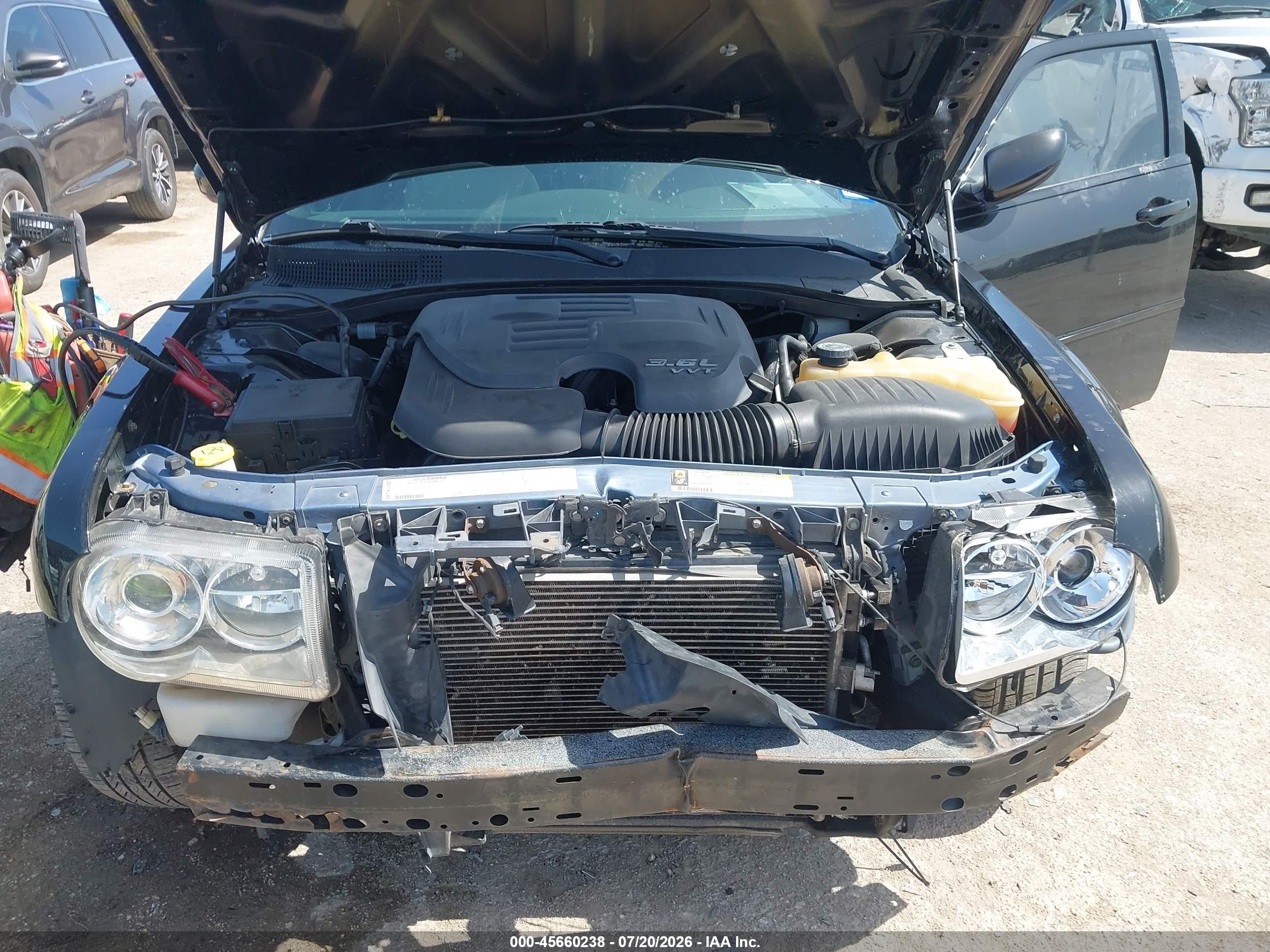 2007 Chrysler 300c   Черный vin: 2C3KA63HX7H884520