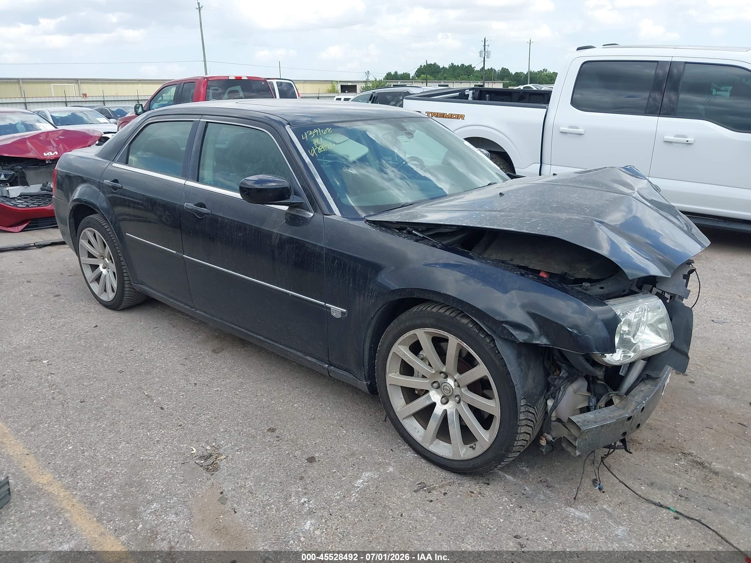 2006 Chrysler 300c Srt8 Черный vin: 2C3KA73W56H101252