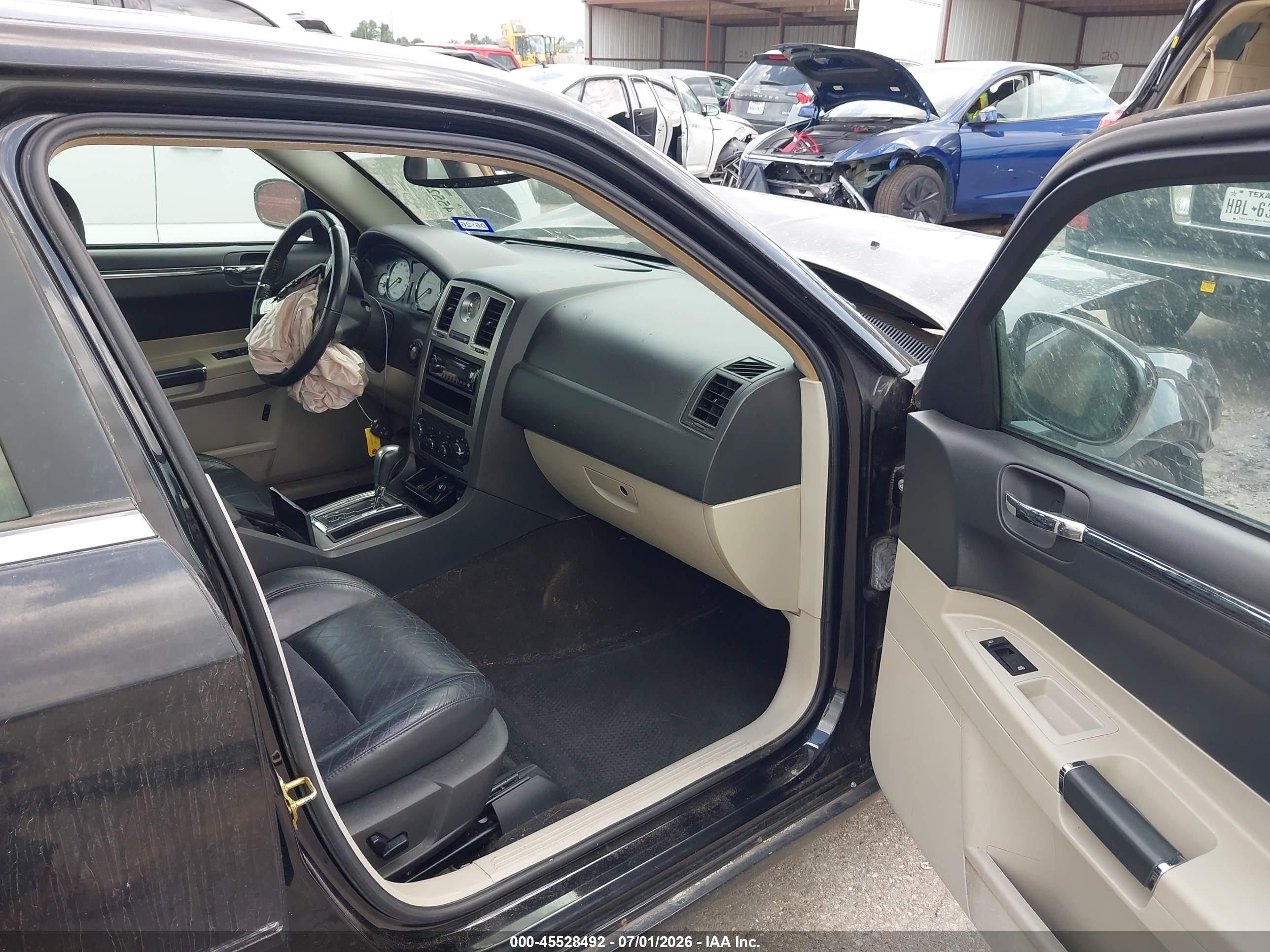 2006 Chrysler 300c Srt8 Черный vin: 2C3KA73W56H101252