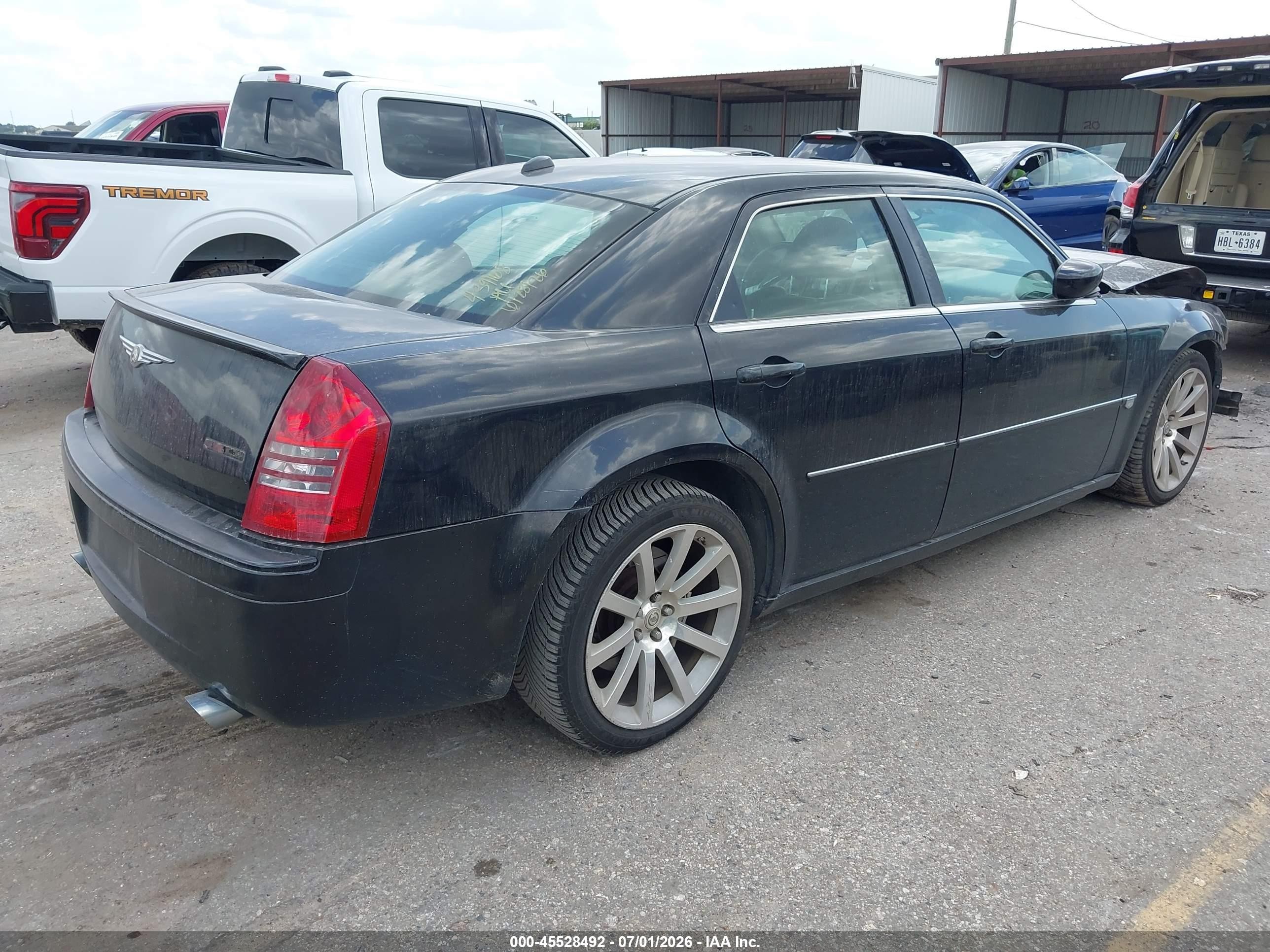2006 Chrysler 300c Srt8 Черный vin: 2C3KA73W56H101252